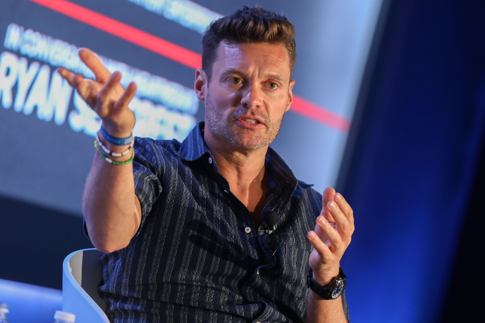  Ryan Seacrest attends iHeartMedia's fireside chat about "The Art of Collaboration - Building Brands through Sound" | Getty Images