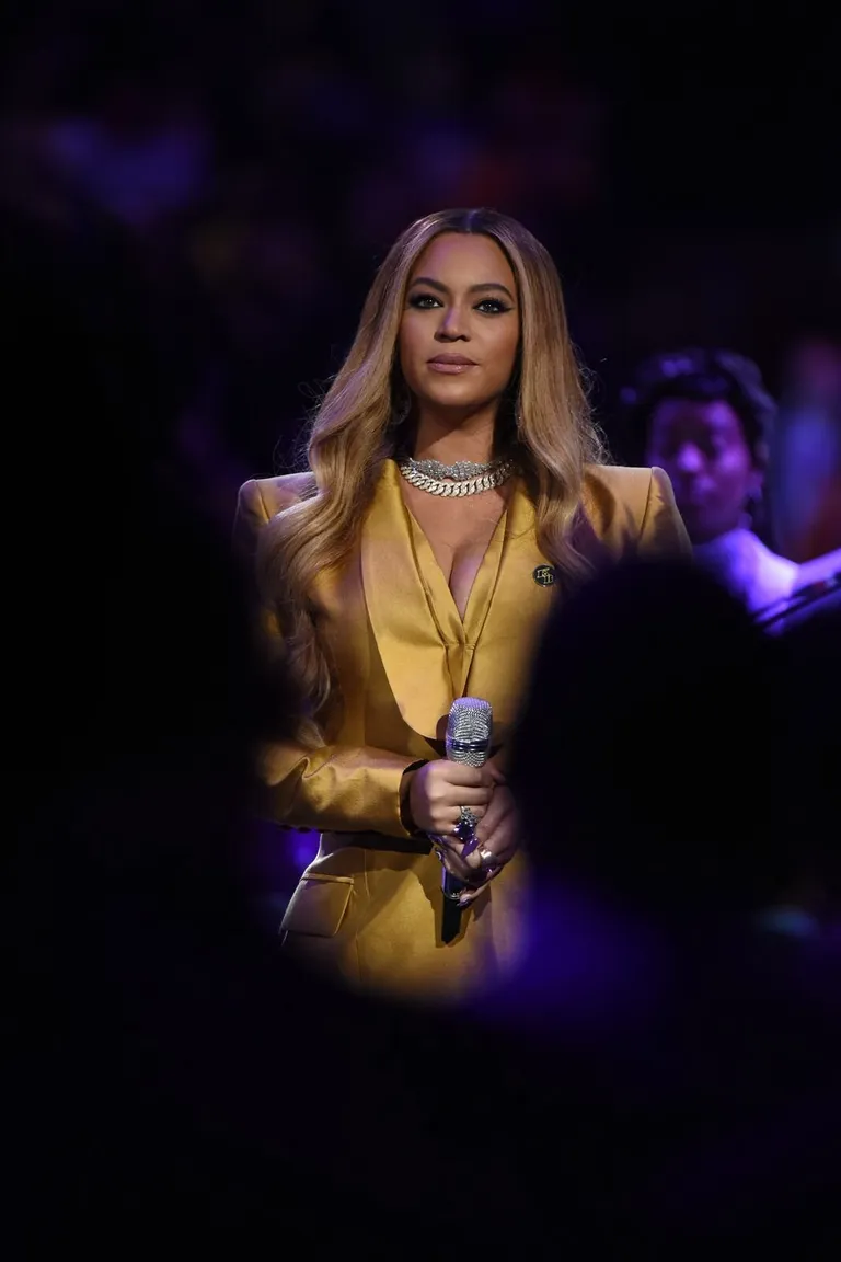 Beyoncé at the Kobe Bryant Memorial Service on February 24, 2020 | Photo: Getty Images