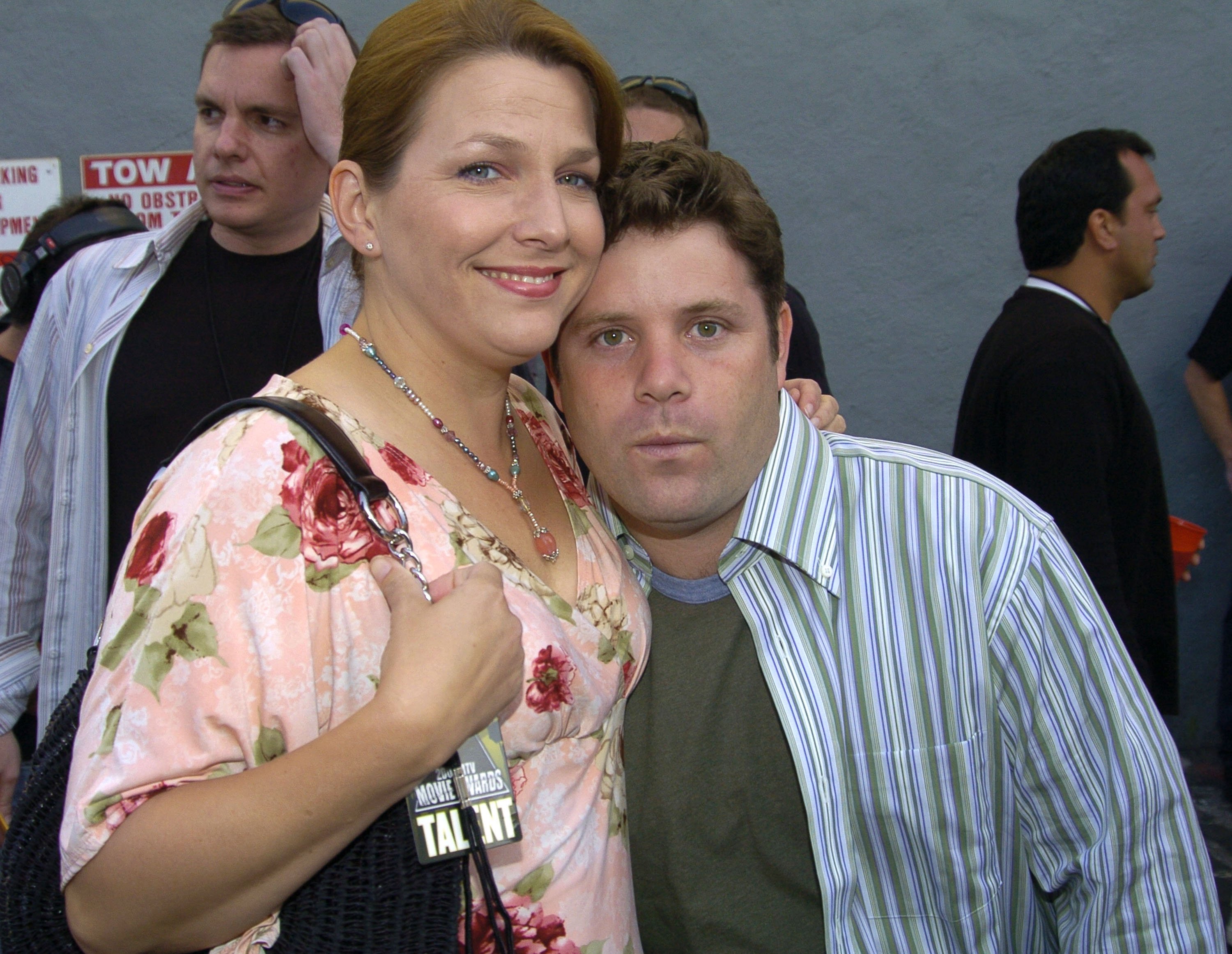 Christine Astin and Sean Astin during the 2004 MTV Movie Awards at Sony Pictures Studios in Culver City, California, United States. | Source: Getty Images