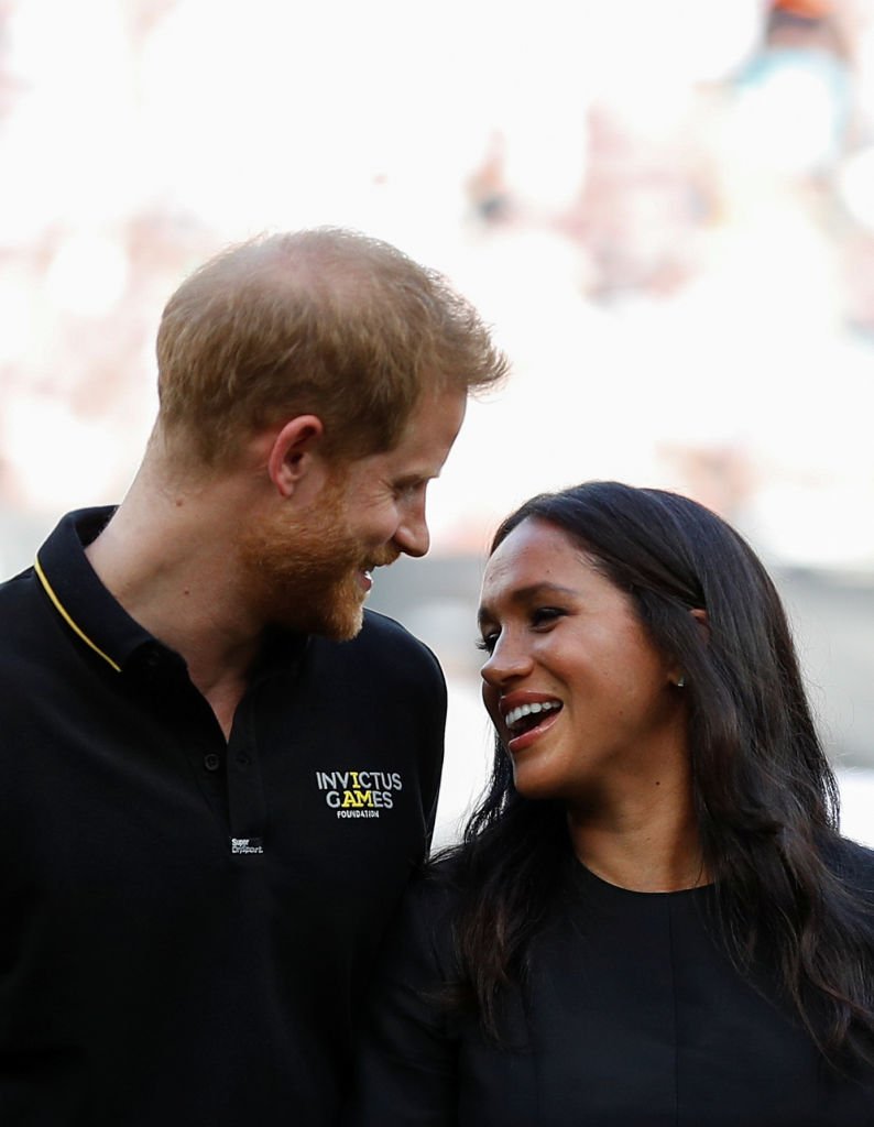 Prince Harry and Meghan at the baseball game in London Stadium on June 29 | Photo: Getty Images