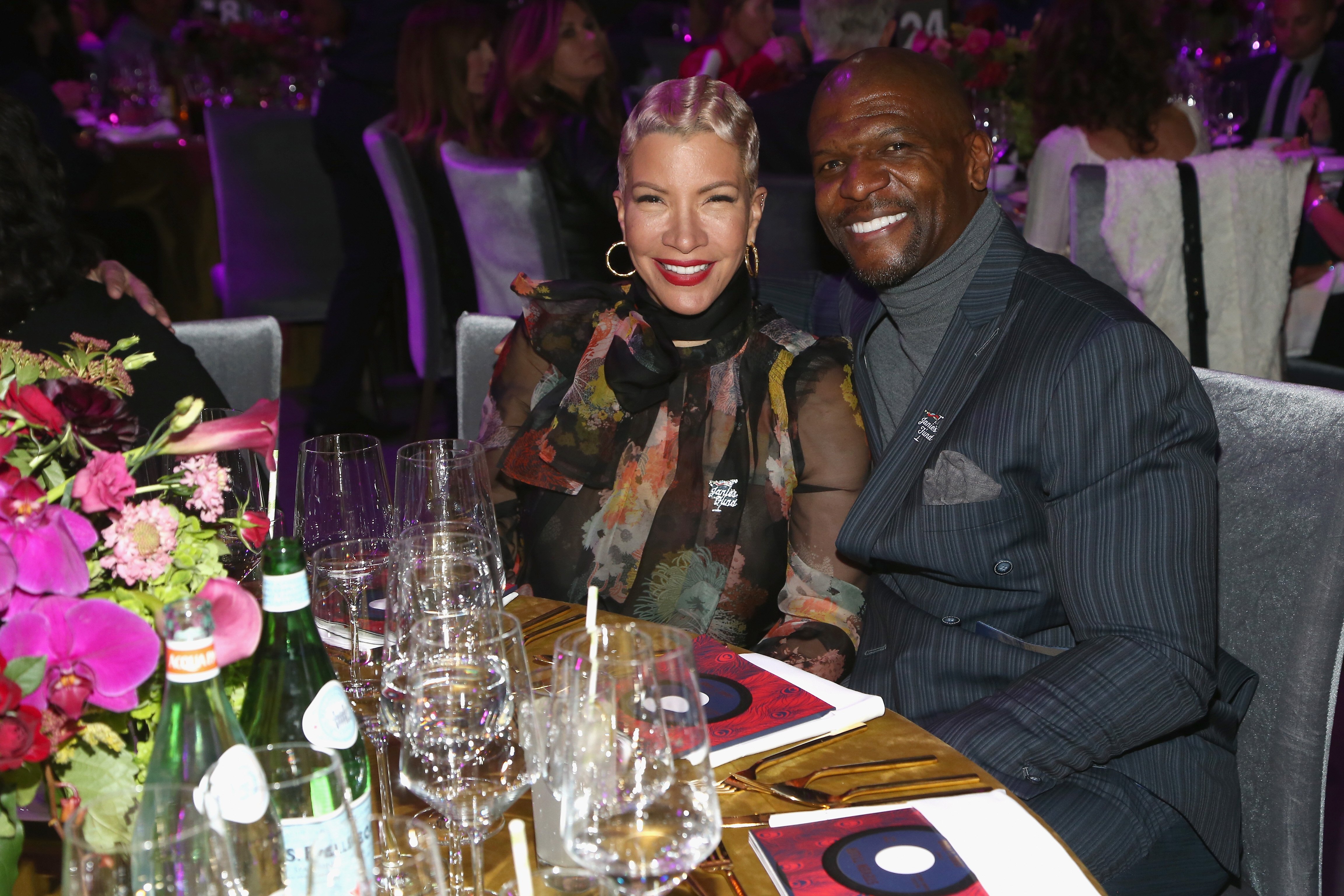 Rebecca and Tery Crews at Steven Tyler and Live Nation's inaugural Janie's Fund gala & Grammy viewing party on January 28, 2018. | Photo: GettyImages