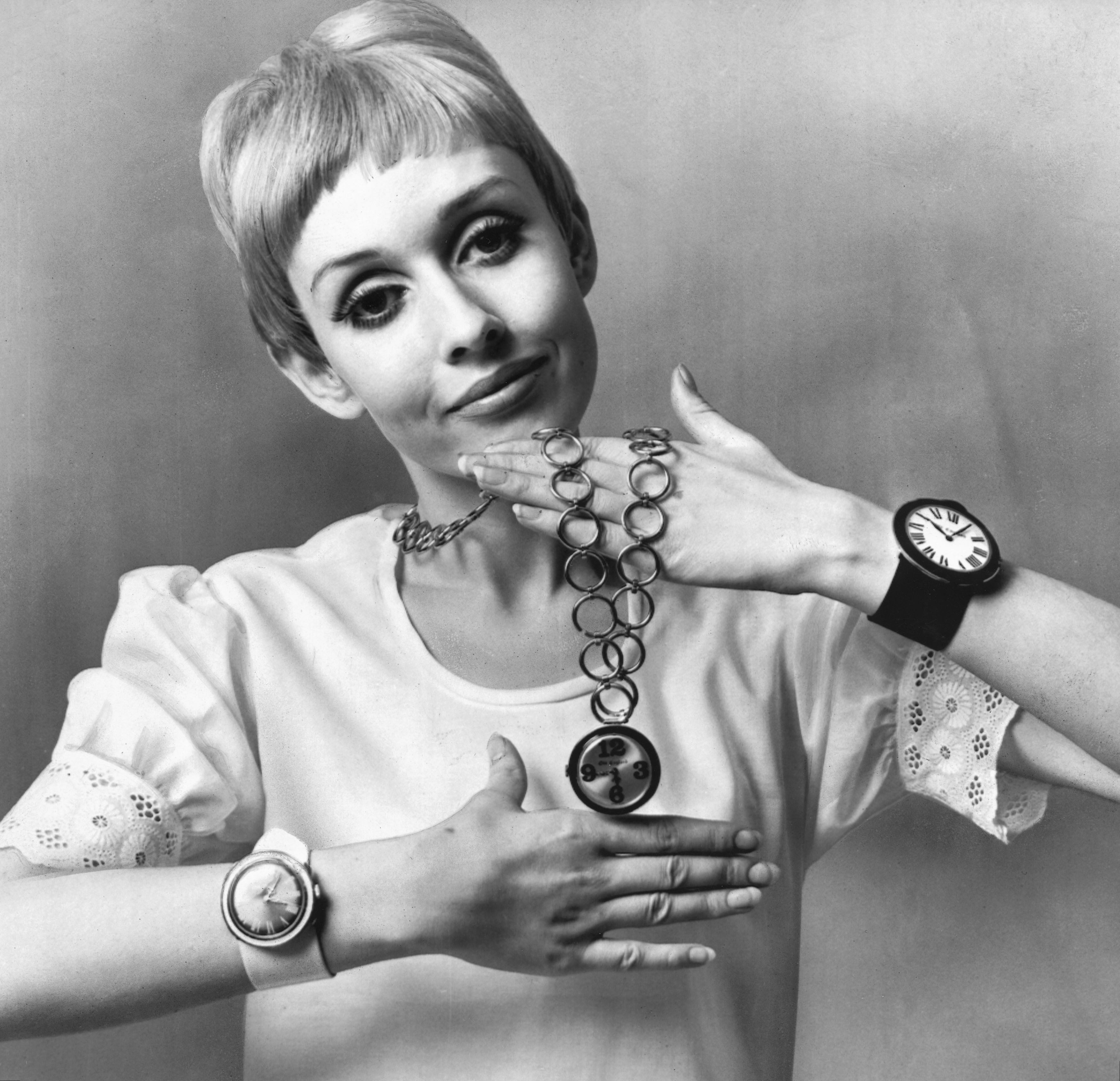 The icon modeling watches in 1967. | Source: Getty Images