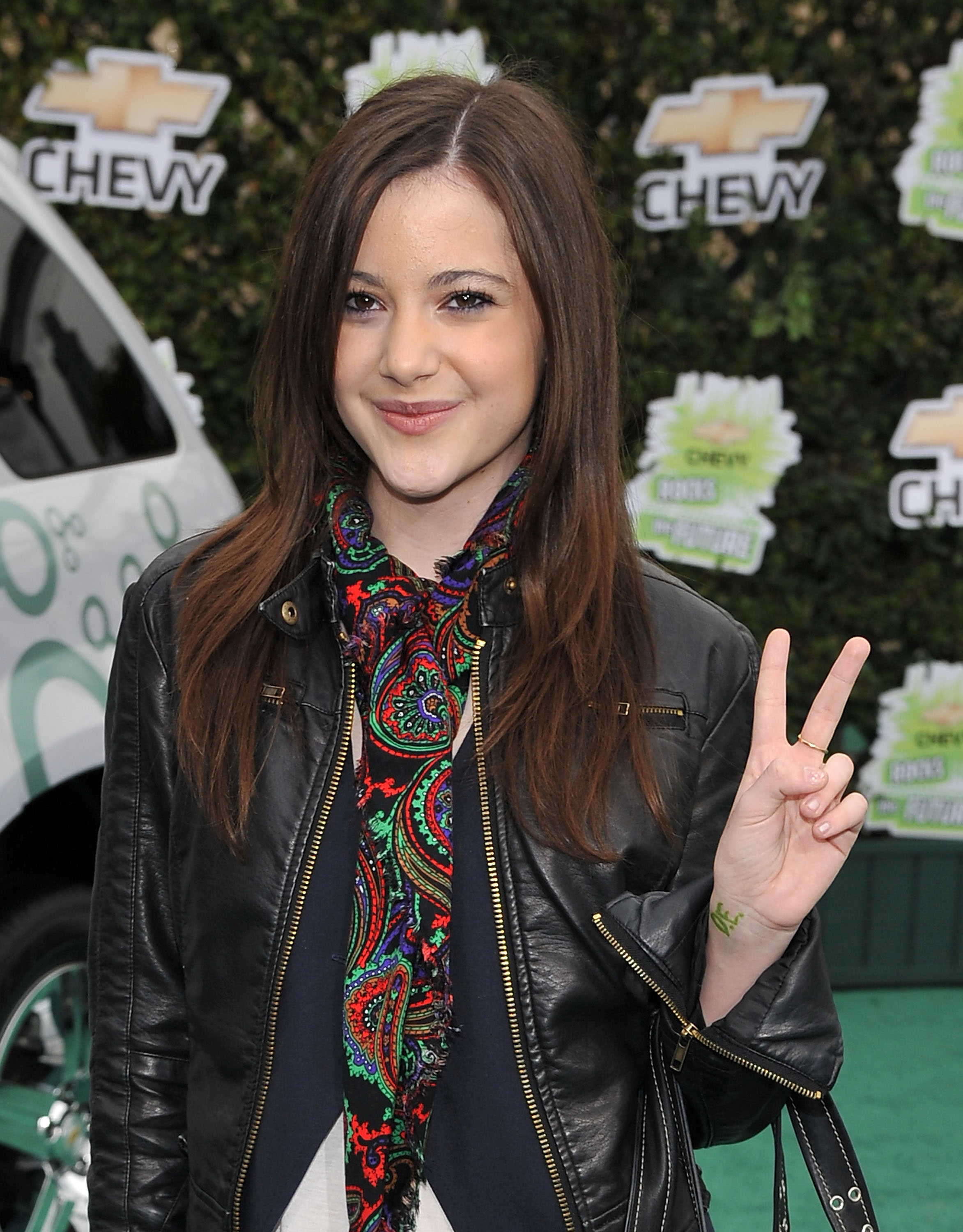 Alexa Nikolas arrives at Chevy Rocks The Future on February 19, 2008 in Burbank, California | Source: Getty Images