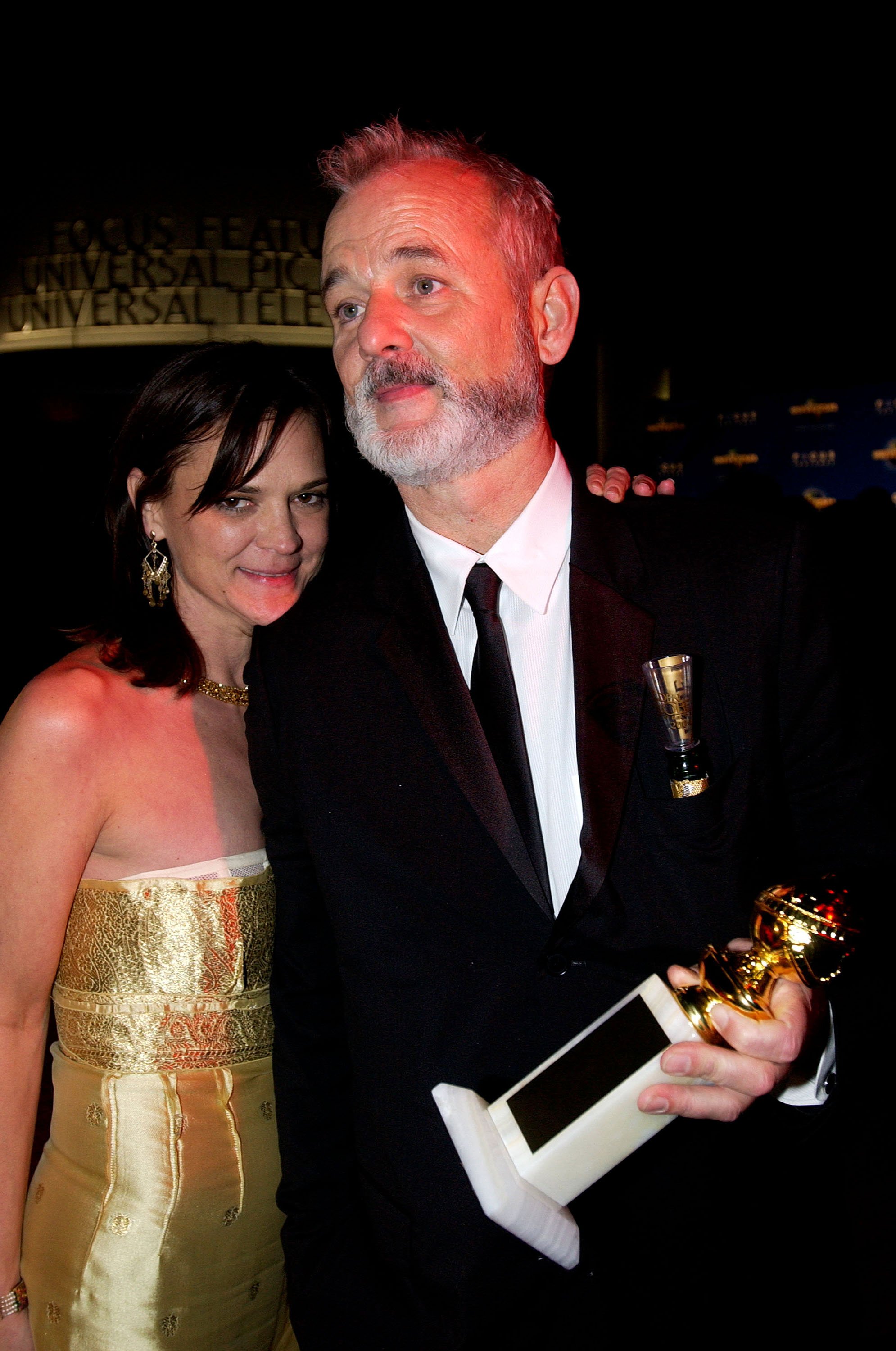 Bill Murray and Jennifer Butler at the 61st Annual Golben Globe Awards' after-party on January 25, 2004 in Beverly Hills, CA. | Source: Getty Images