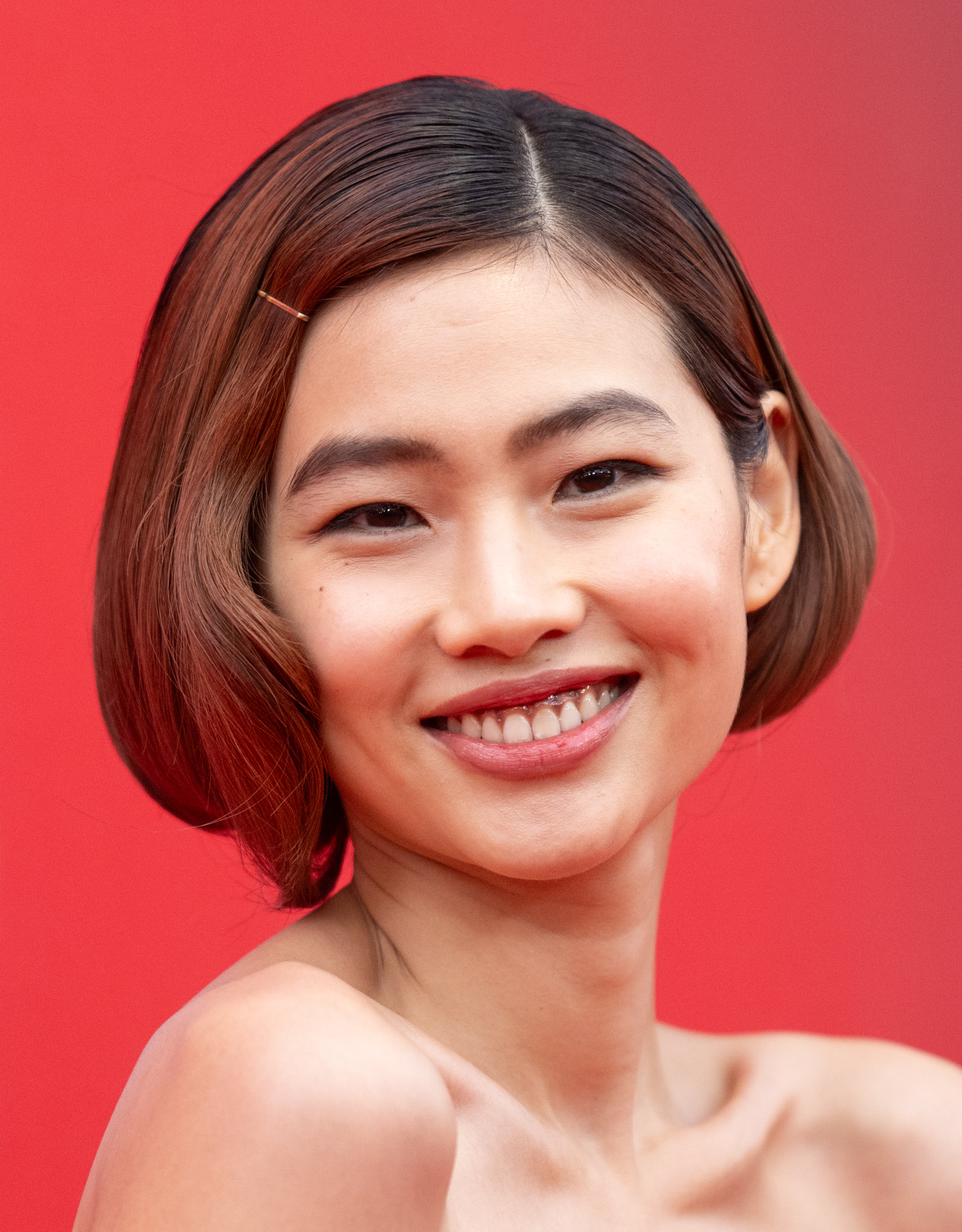 HoYeon Jung at the "Disclaimer" Special Event during the 68th BFI London Film Festival at The Royal Festival Hall on October 10, 2024, in London, England. | Source: Getty Images