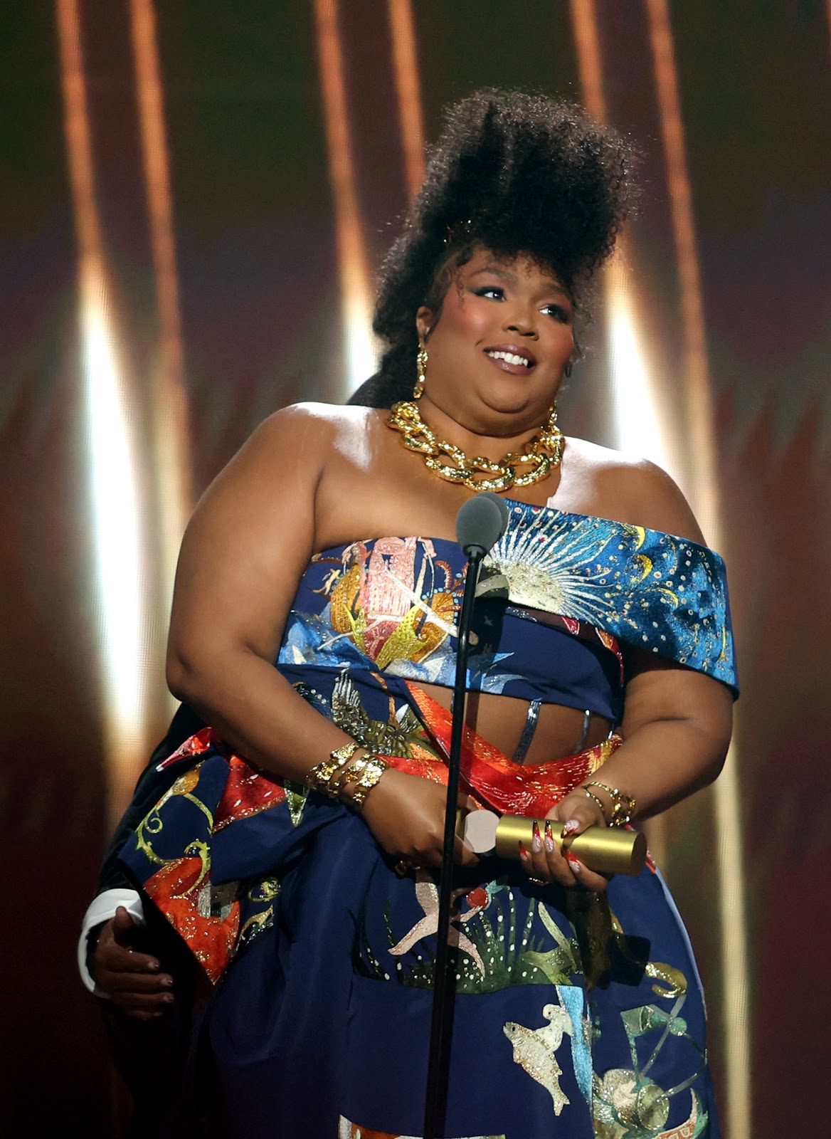 Lizzo during the 2022 People's Choice Awards on December 6, 2022, in Santa Monica, California. | Source: Getty Images