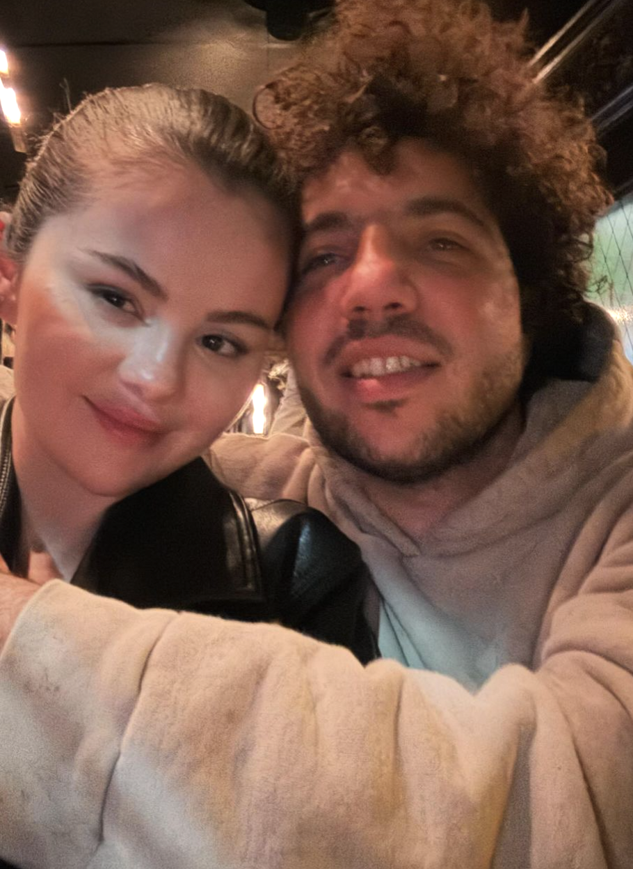 A close up of Selena Gomez and Benny Blanco, dated August 8, 2024 | Source: Instagram/selenagomez