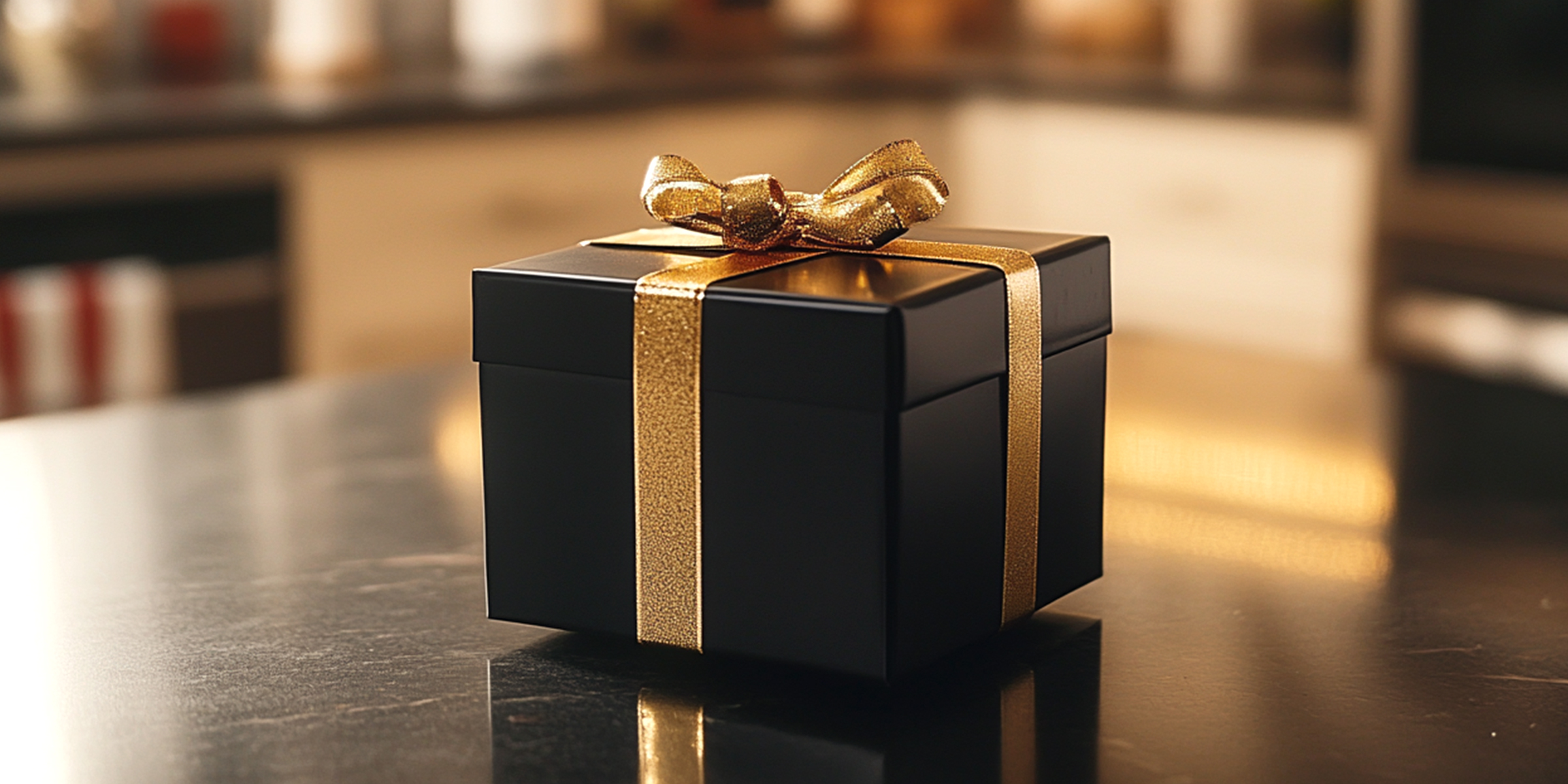 A black gift box | Source: Amomama