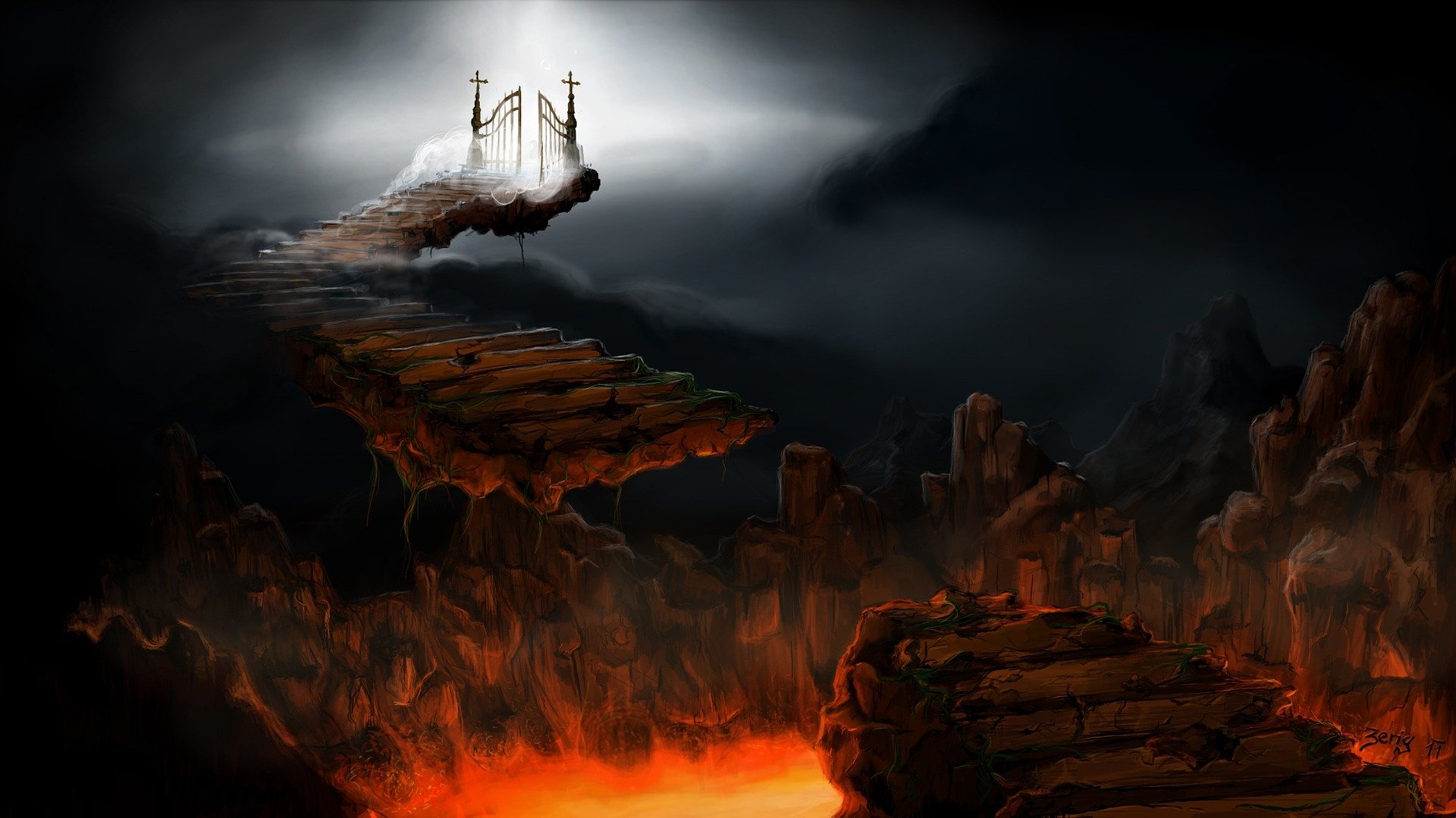 Cielo e infierno. Fuente: Pixabay