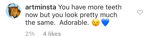 Fan comment on Katie Couric’s post. | Source: Instagram/KatieCouric Fan comment on Katie Couric’s post. | Source: Instagram/KatieCouric