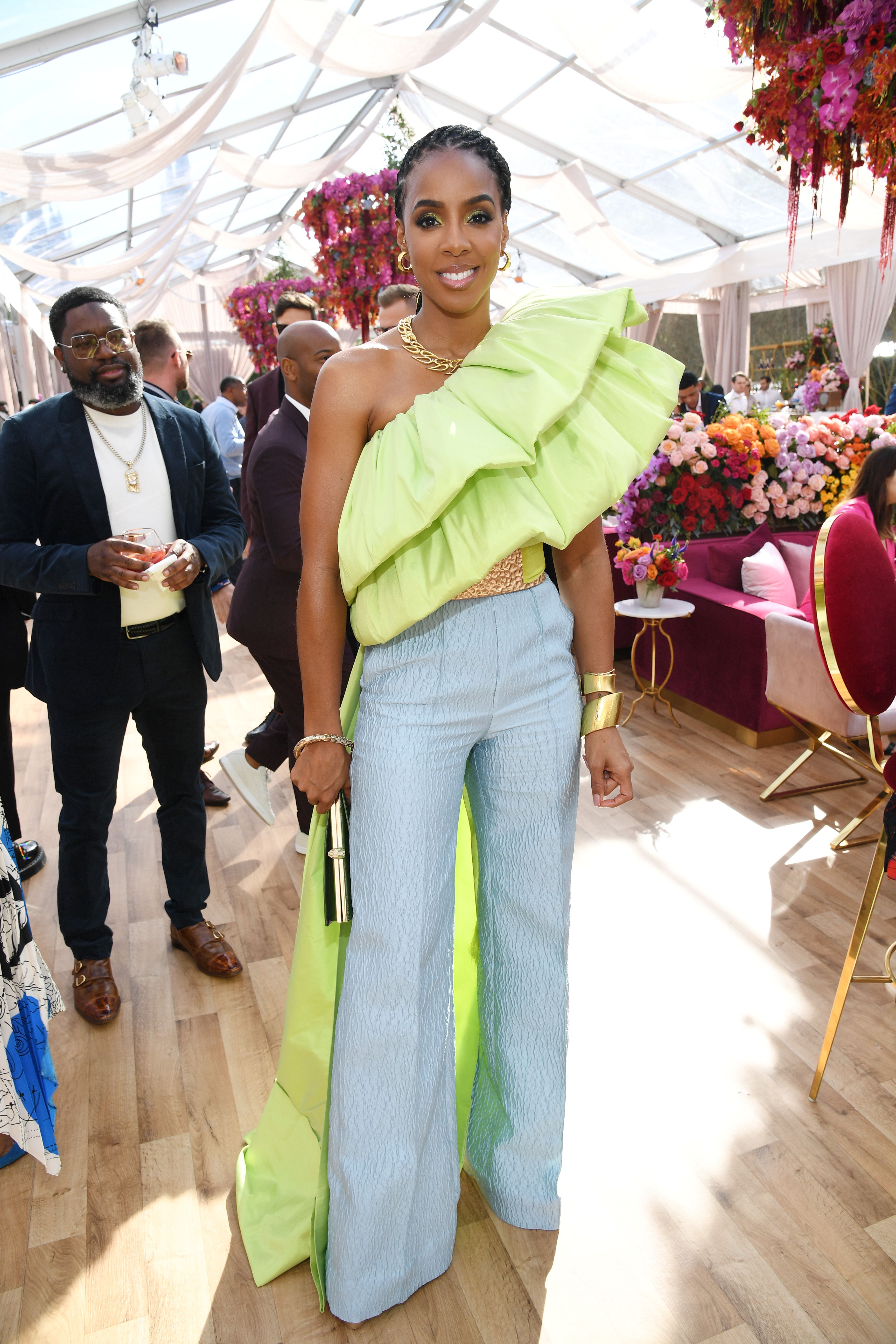 Singer Kelly Rowland at Roc Nation's "The Brunch" on January 25, 2020 in Los Angeles. │Photo: Getty Images