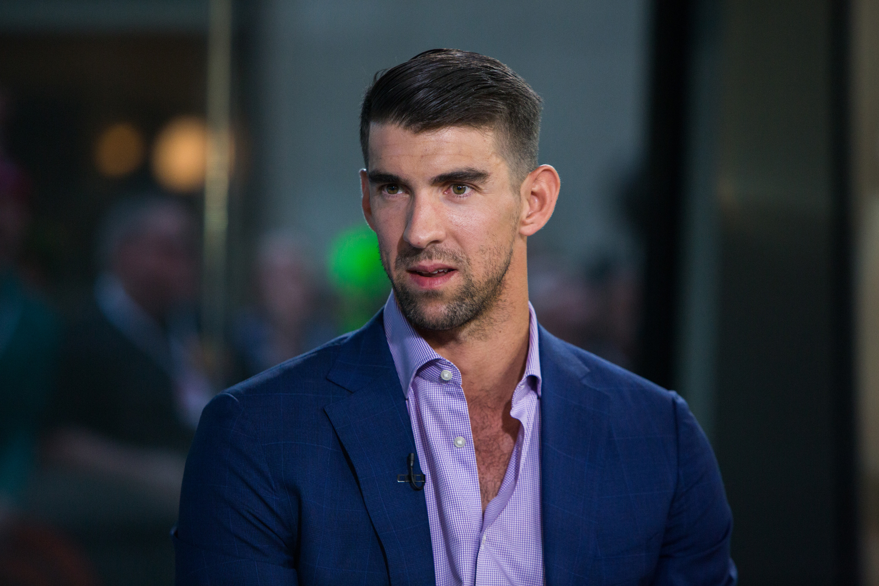 Michael Phelps during an interview on the "Today" show on October 19, 2017 | Source: Getty Images