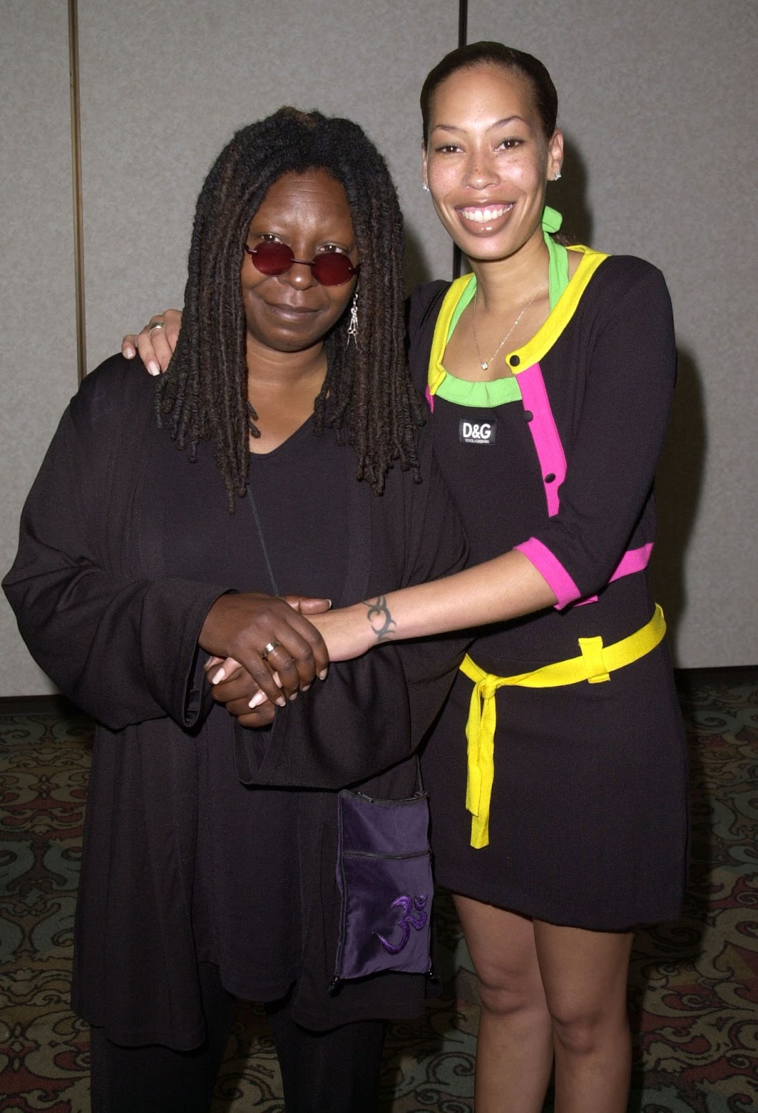 Whoopi Goldberg and Alex Martin during The 25th Annual Crystal Awards in 2001 in Century City, California. | Source: Getty Images