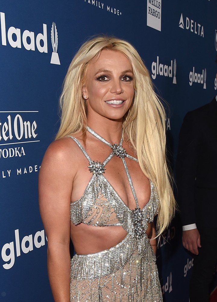 Britney Spears attending the announcement of her residency "Britney: Domination" at Park MGM in Las Vegas, Nevada in October 2018. | Photo: Getty Images.  