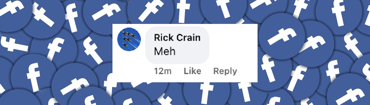 A netizen's comment on Gwen Stefani's performance at the 2025 American Music Awards on May 26, 2025 | Source: Facebook/RollingStone