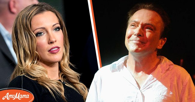 Actress Katie Cassidy serves as a panelist during the "Arrow'"and "The Flash" panel as part of The CW 2015 Winter Television Critics Association press tour on January 12, 2015[left]. Singer David Cassidy performs at BB King on July 19, 2012 [right] | Photo: Getty Images