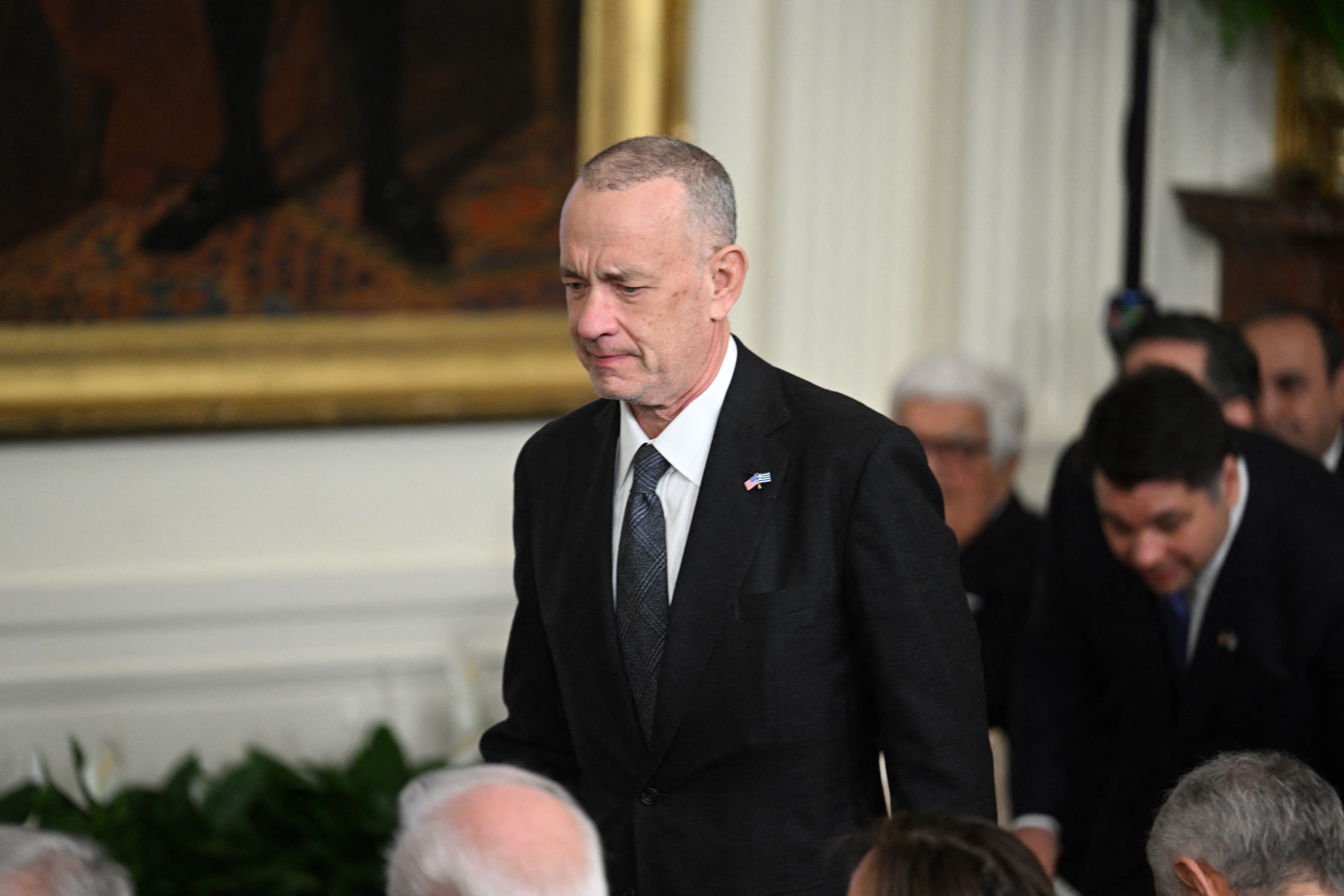 Tom Hanks at a reception celebrating Greek Independence Day at the White House in Washington, DC, on March 29, 2023 | Source: Getty Images