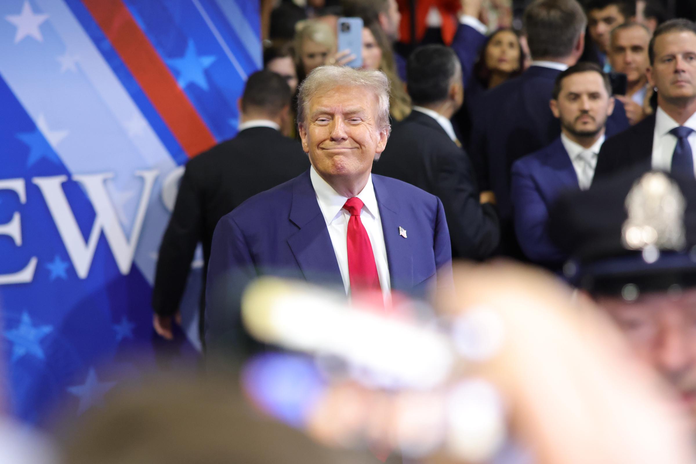 President Donald Trump at "The ABC News Presidential Debate: Race for the White House" on September 10, 2024, in Philadelphia, Pennsylvania. | Source: Getty Images