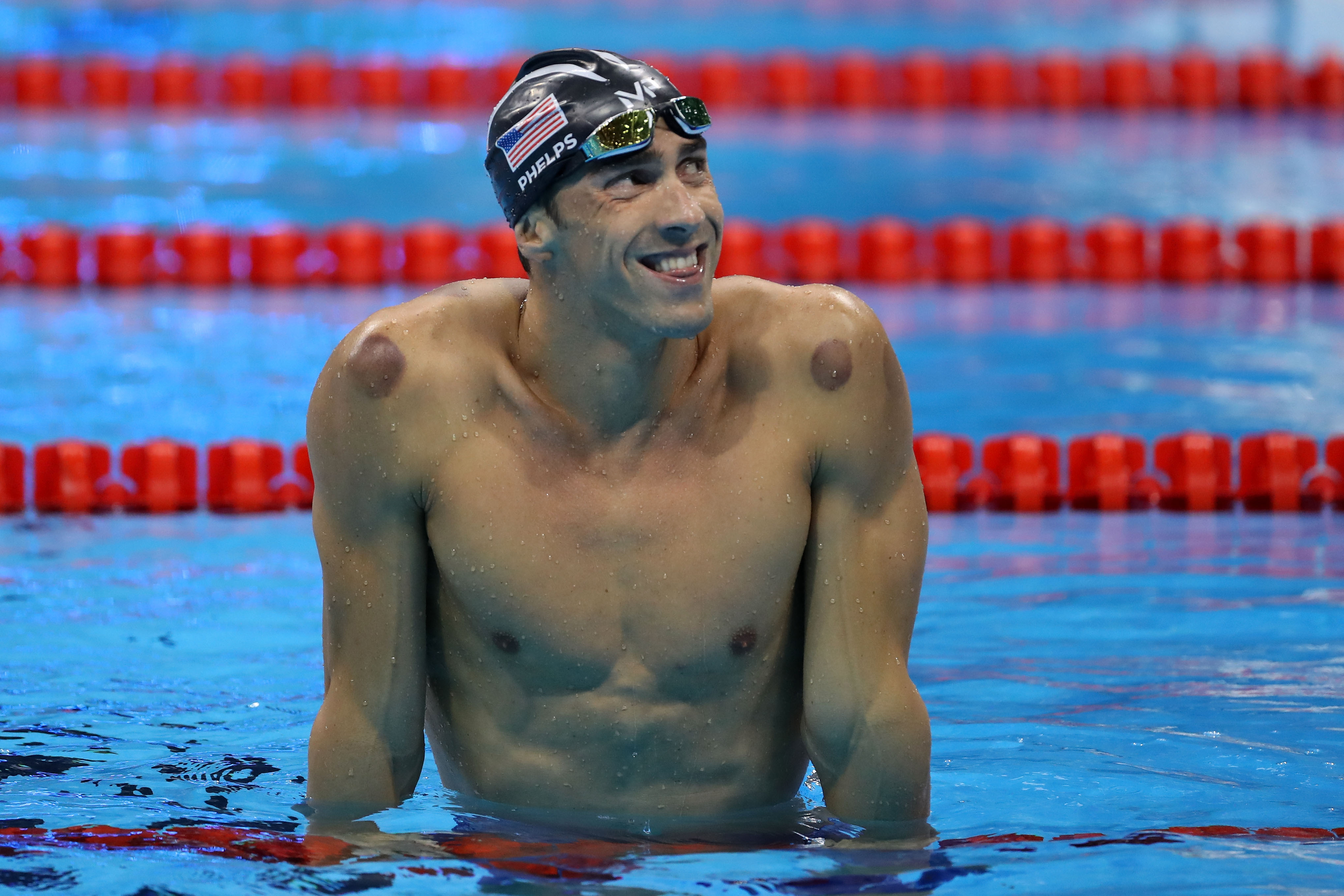 Michael Phelps wins gold in the Mens 200m Butterfly Final at the Rio 2016 Olympic Games in Rio de Janeiro, Brazil, on August 9, 2016. | Source: Getty Images