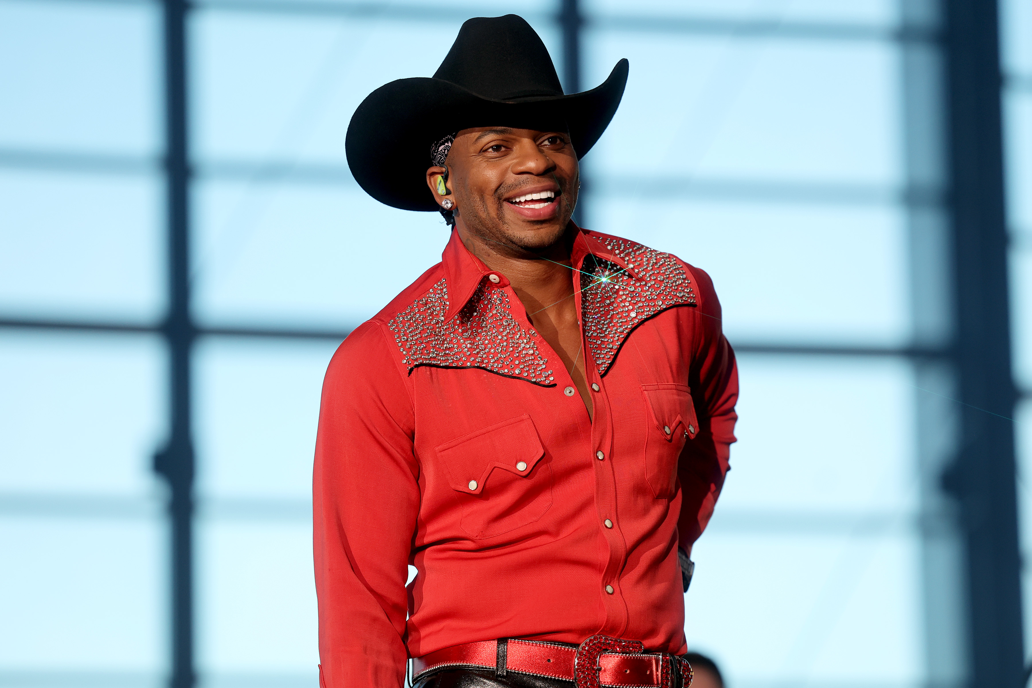 Jimmie Allen performs onstage during the 57th Academy of Country Music Awards at Allegiant Stadium on March 07, 2022 in Las Vegas, Nevada | Source: Getty Images