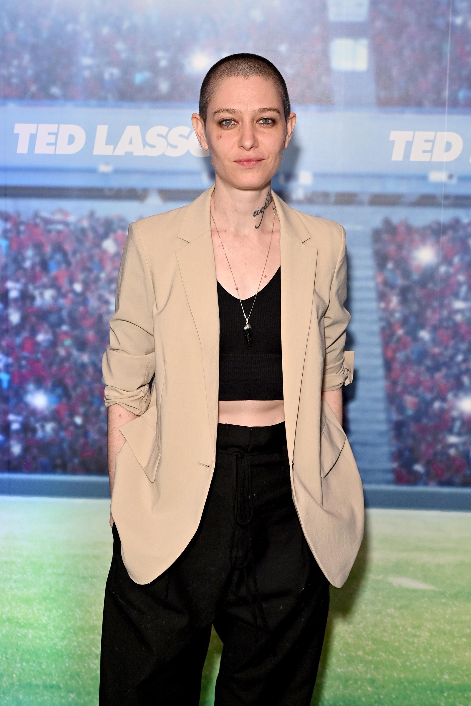 Asia Kate Dillon at the Variety and Apple TV+ season 3 screening of "Ted Lasso" on March 15, 2023, in New York City. | Source: Getty Images
