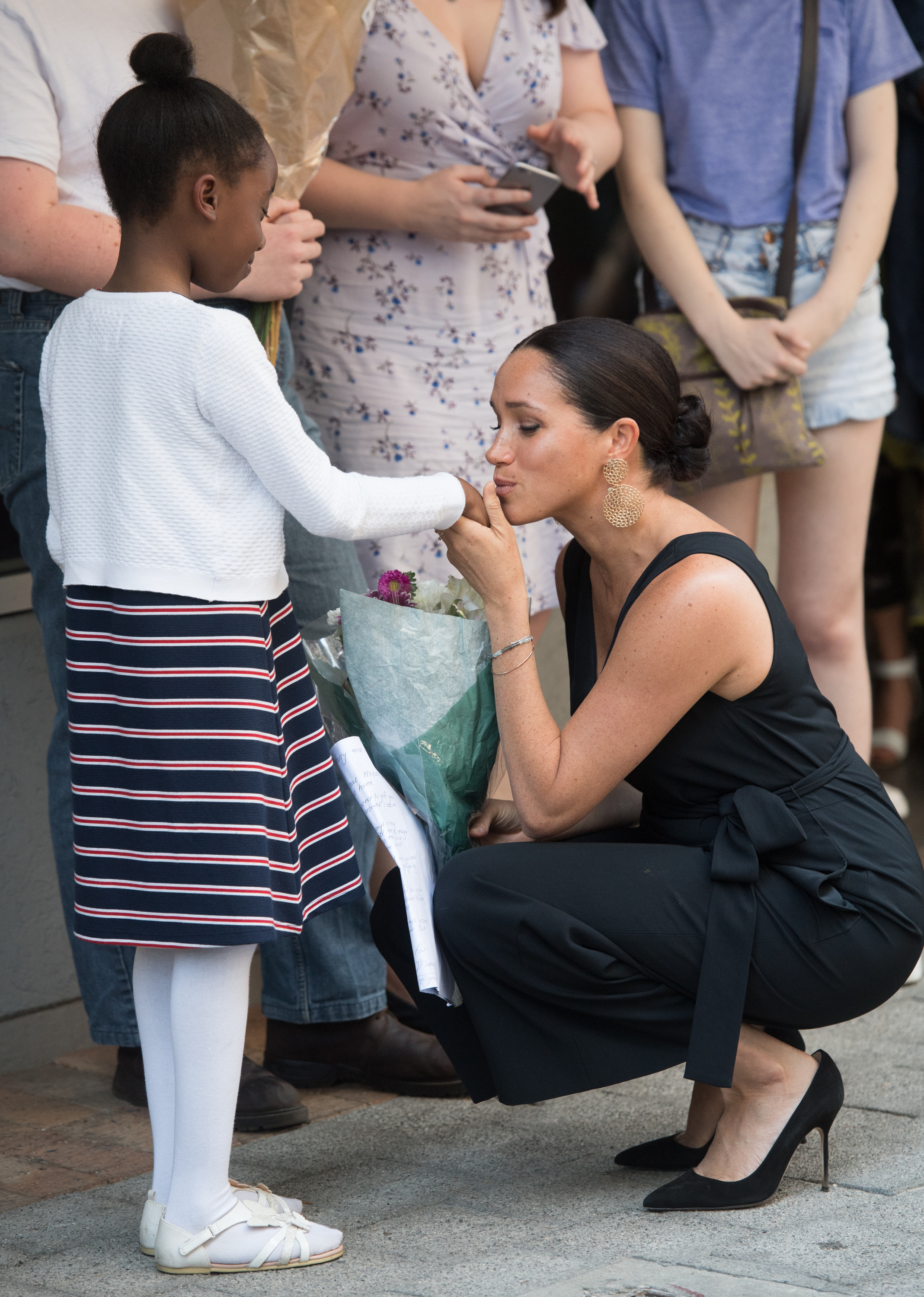 Meghan Markle visits the African not-for-profit organisation 'mothers2mothers' on September 25, 2019 in Cape Town, South Africa. | Source: Getty Images