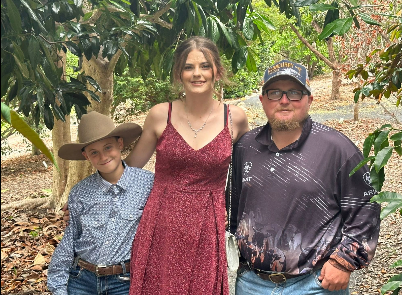 Pheobe Johnson and two other persons, dated May 18, 2025 | Source: Facebook/KylieJohnson
