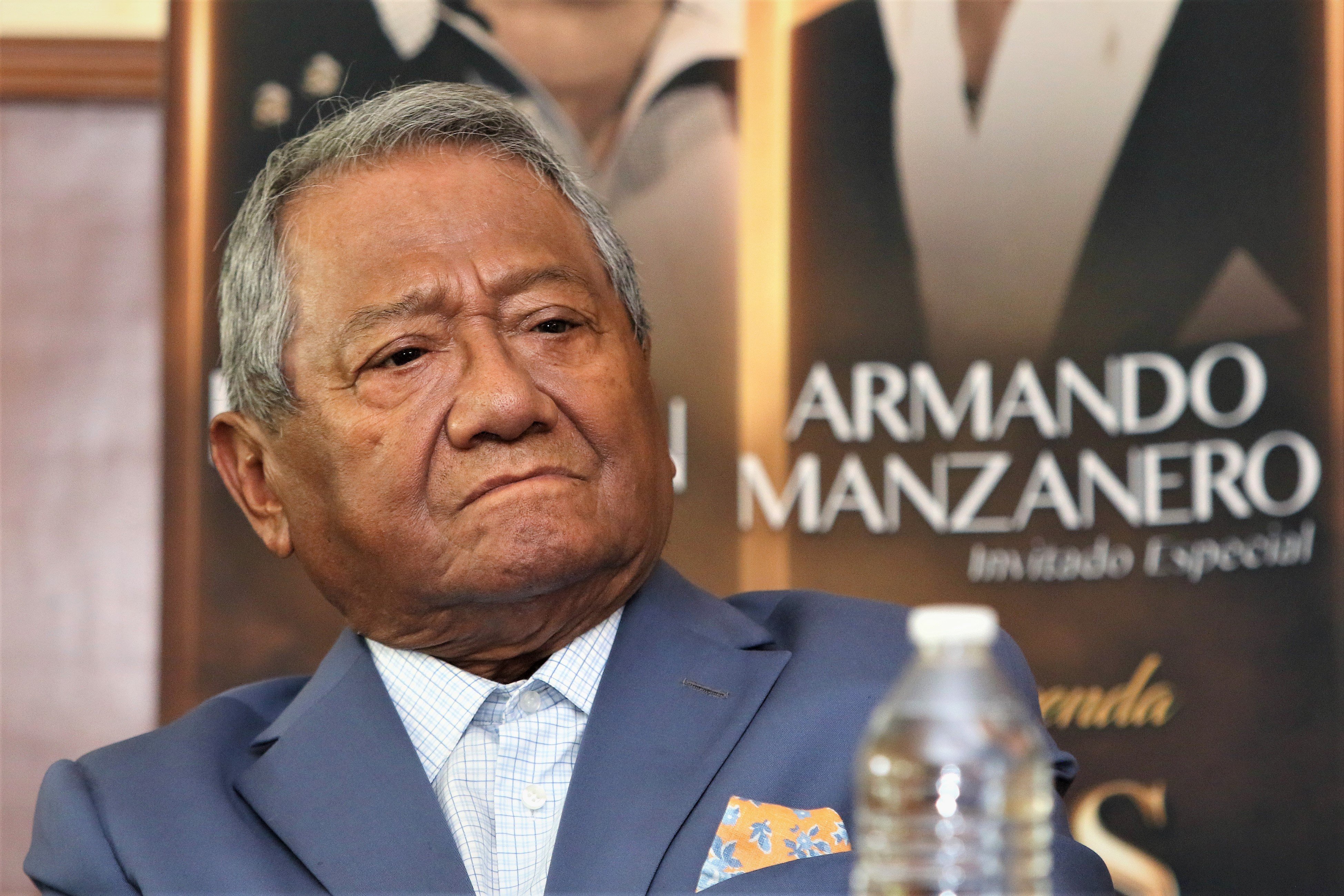 Armando Manzanero en mayo de 2019 en Ciudad de México. | Foto: Getty Images