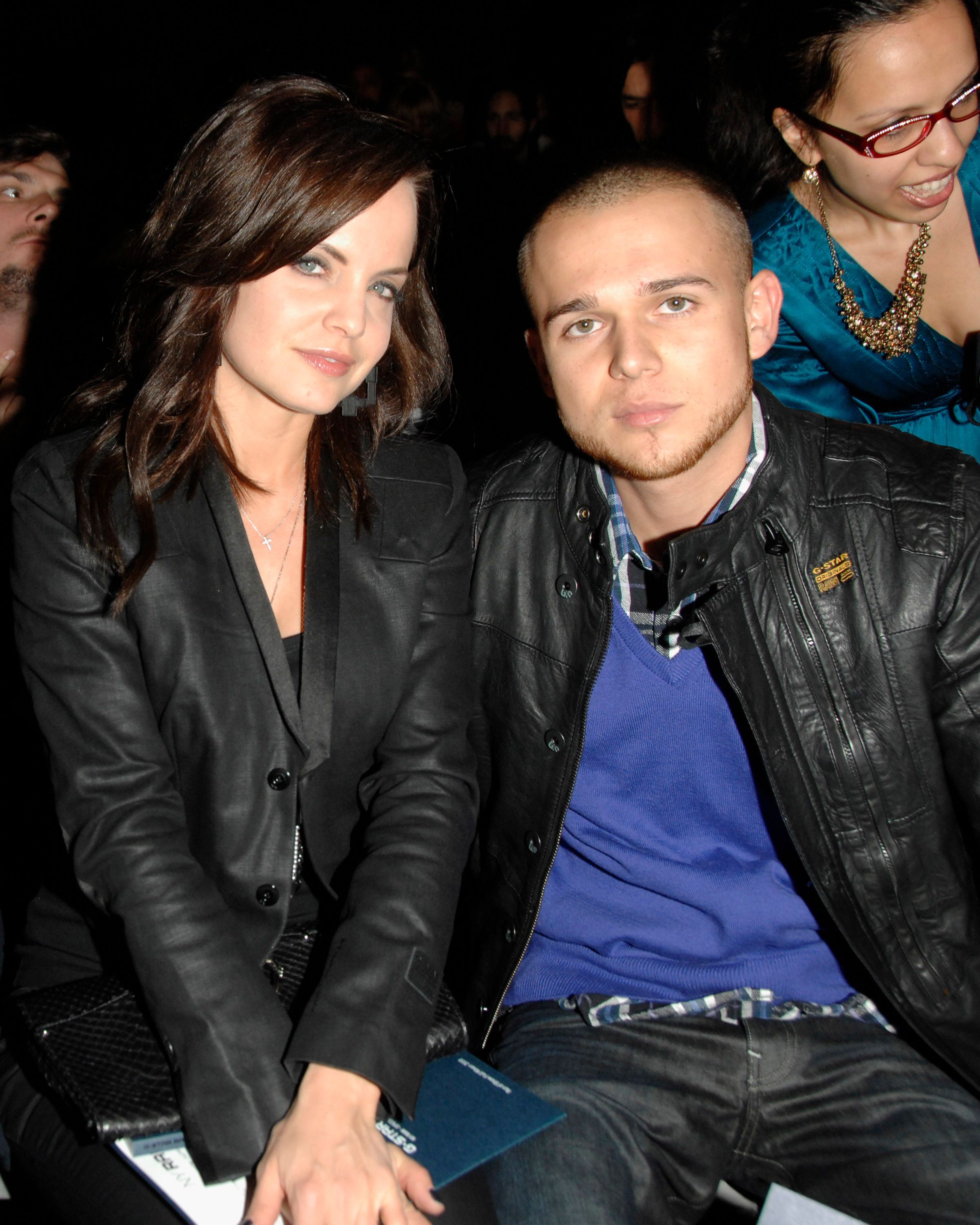  Mena Suvari and Simone Sestito at the NY RAW Fall/Winter 2010 Collection in 2010 in New York City | Source: Getty Images