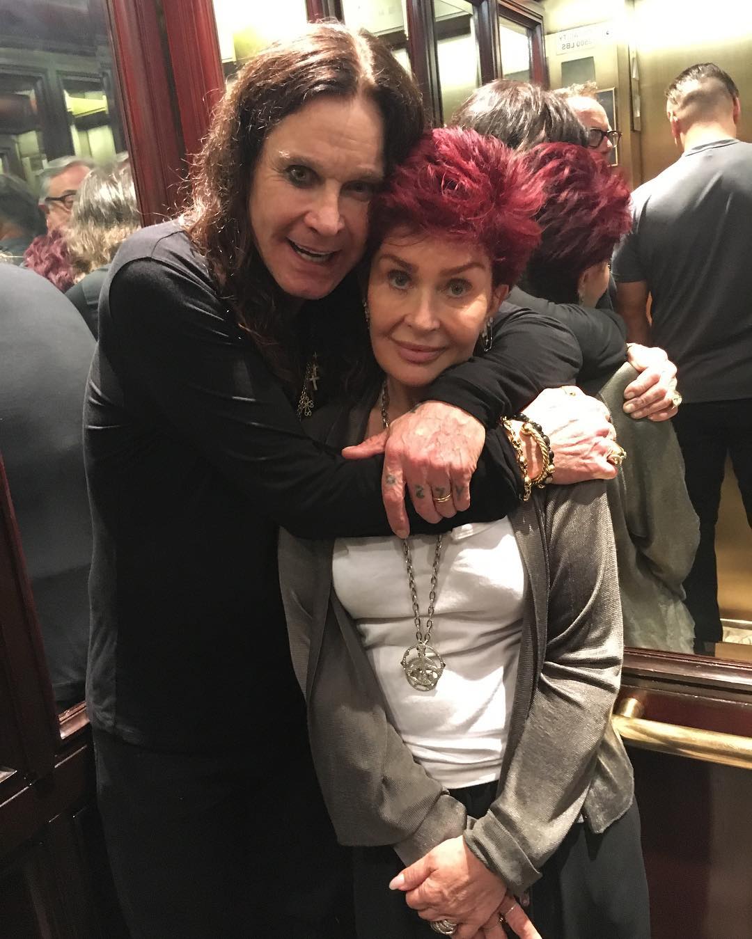 Ozzy and Sharon Osbourne from a post dated August 18, 2016. | Source: Instagram/sharonosbourne