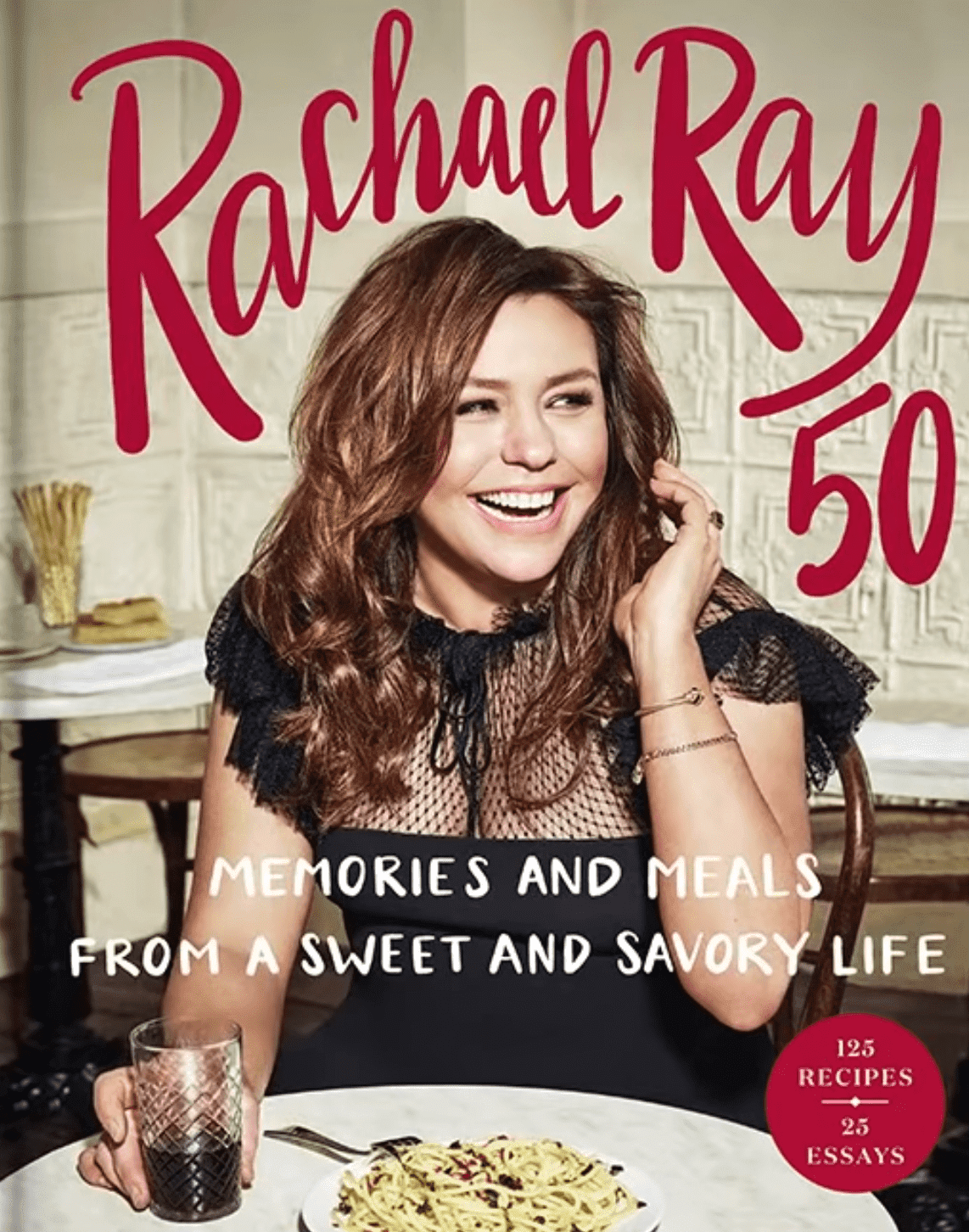 The cover of Rachael Ray's book "Rachael Ray 50." | Source: YouTube/TheView