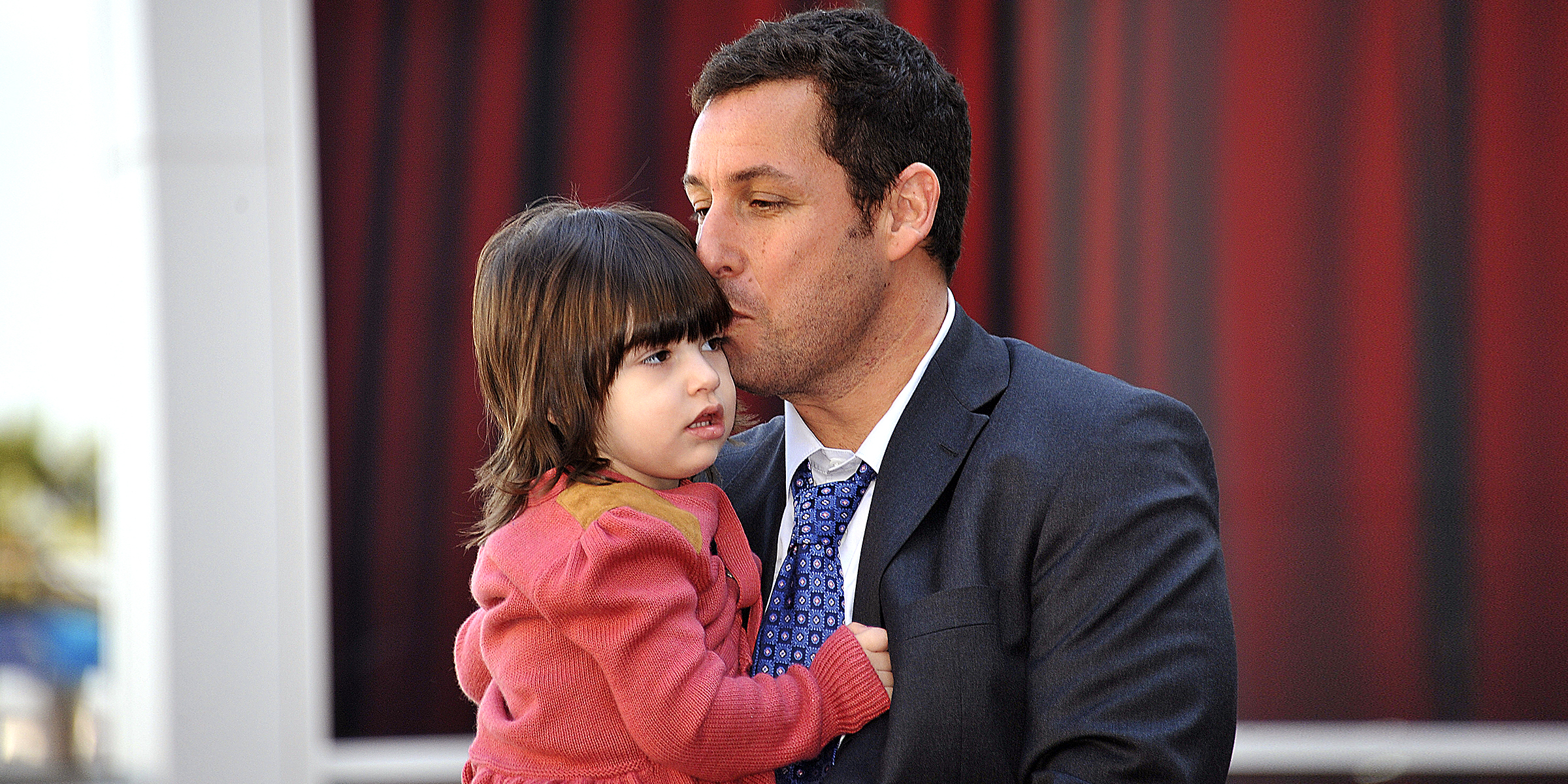 Adam Sandler and his daughter Sunny Sandler. | Source: Getty Images