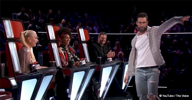 Woman wowed all the judges on 'The Voice' with her incredible rendition of LeAnn Rimes' 'Blue'