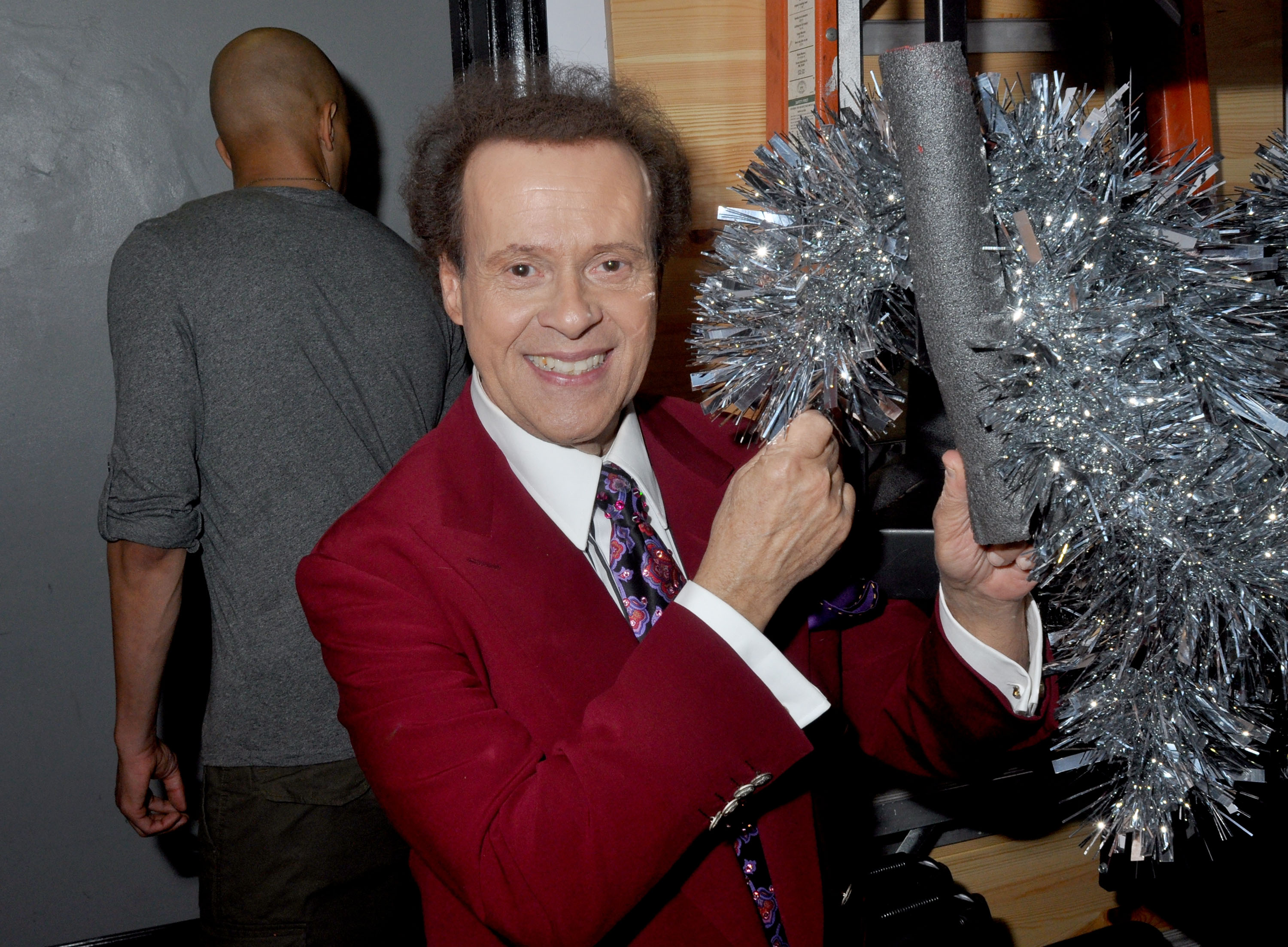 Richard Simmons post performance at SPARKLE: An All-Star Holiday Concert at ACME Comedy Theatre on December 13, 2013, in Los Angeles, California | Source: Getty Images