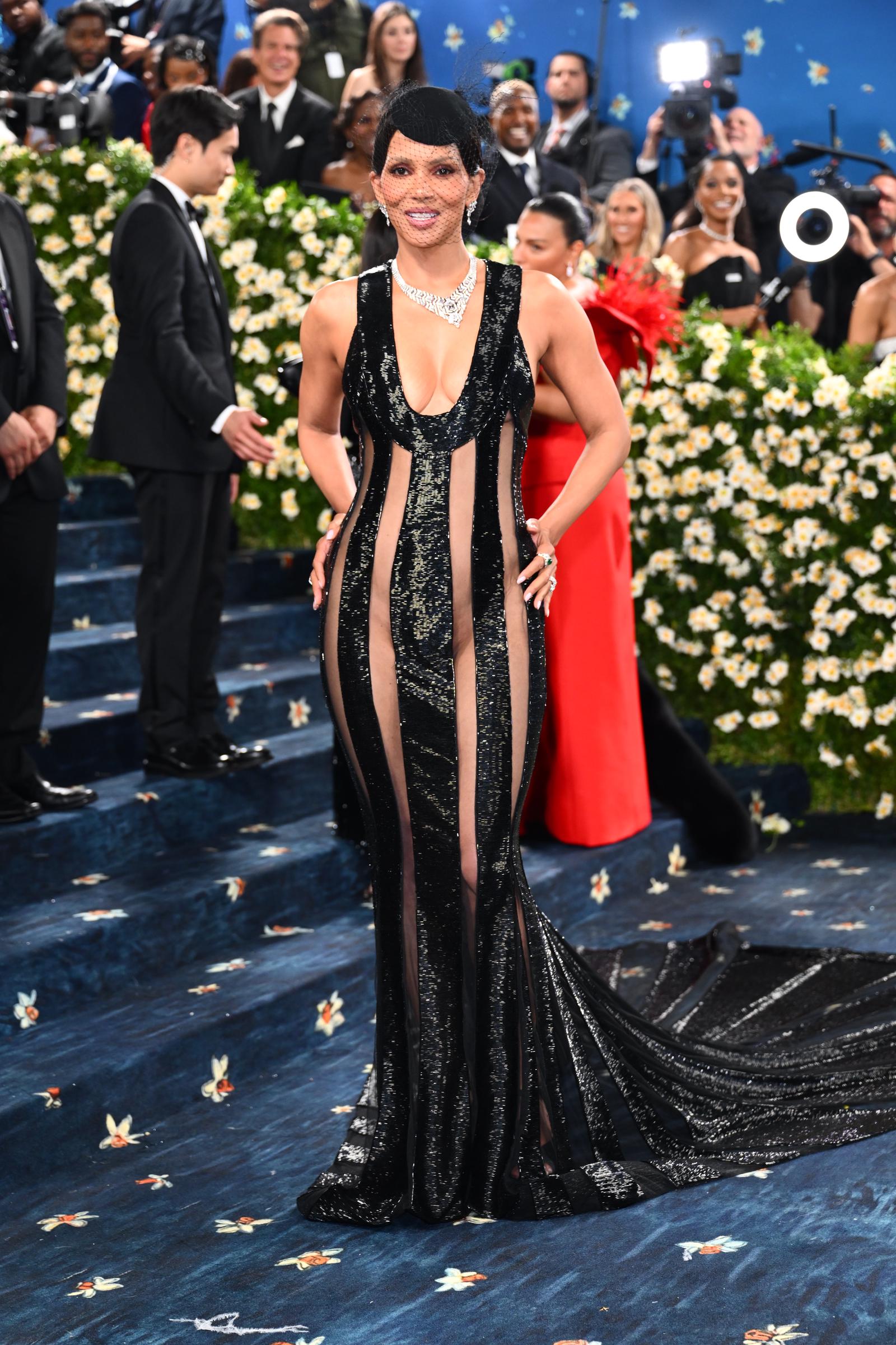 Halle Berry attending the Metropolitan Museum of Art Costume Institute Benefit Gala 2025 in New York | Source: Getty Images