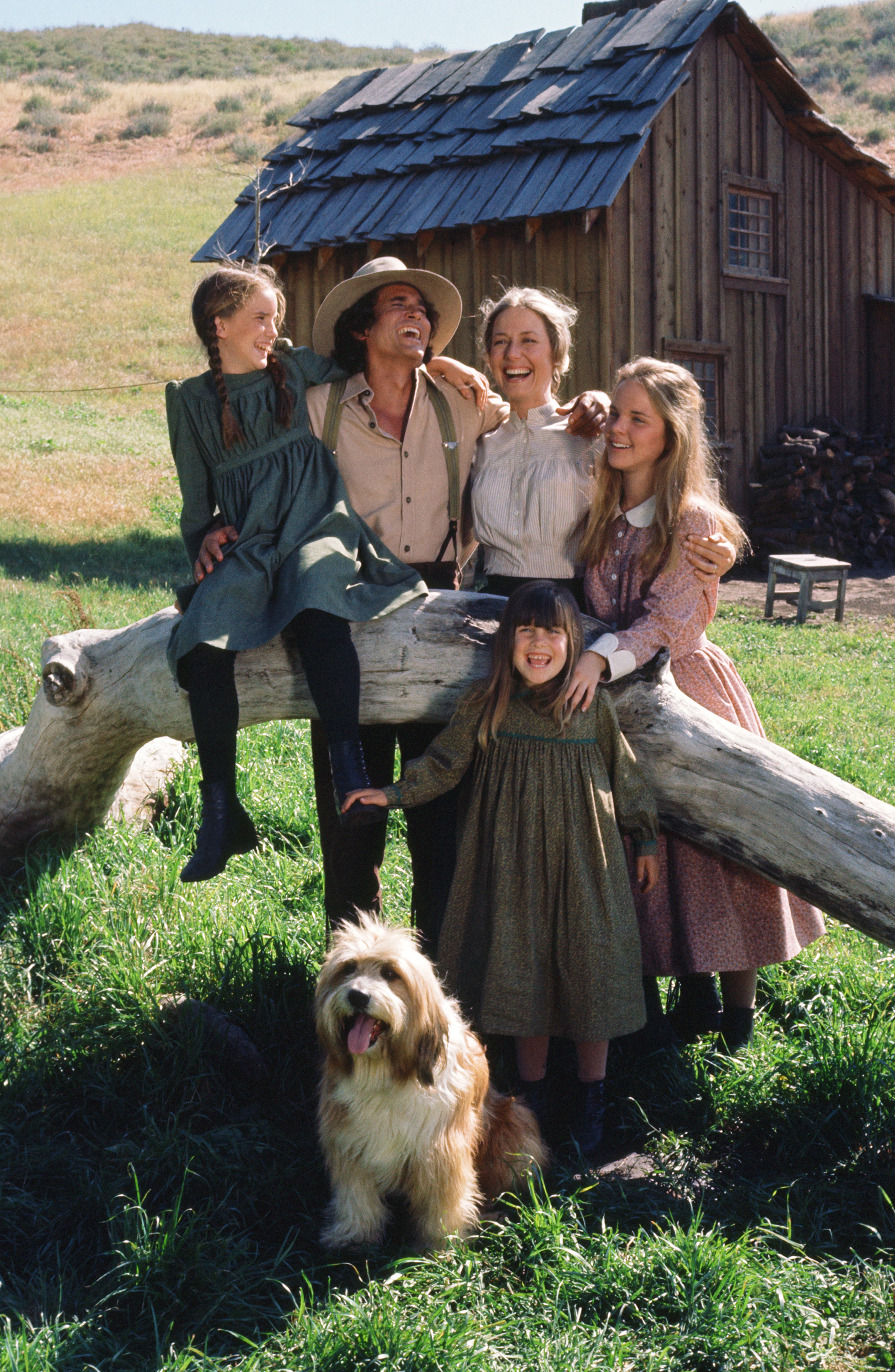 Melissa Gilbert, Michael Landon, Karen Grassle, Melissa Sue Anderson, and Lindsay or Sydney Greenbush on season 3 of "Little House on the Prairie" in an undated photo | Source: Getty Images