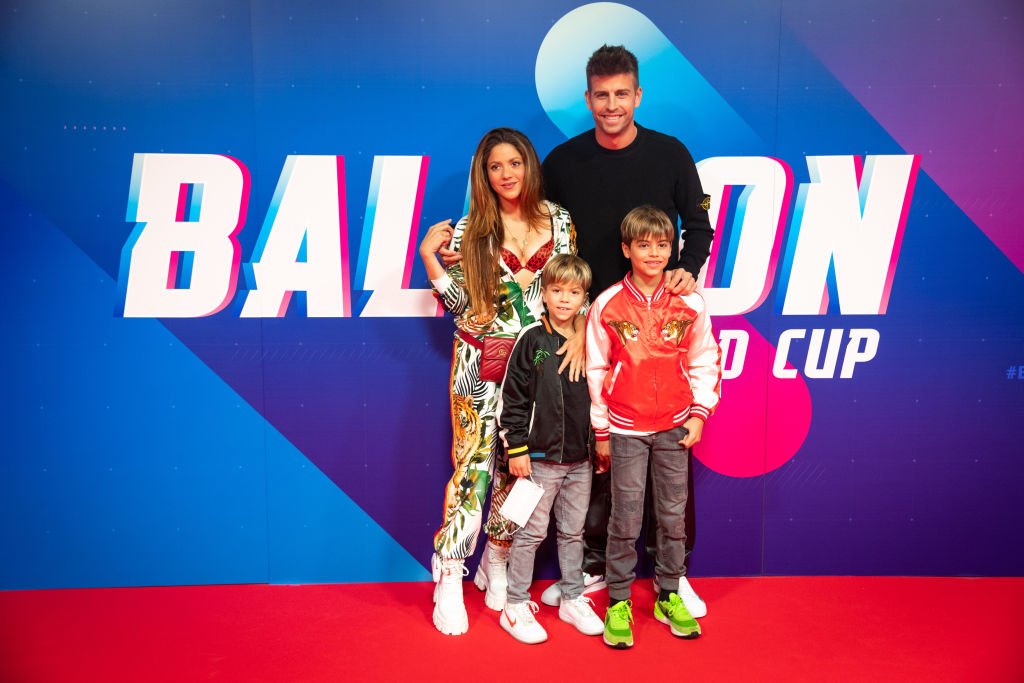 Gérard Piqué, Shakira and their two children.  І Source: Getty Images