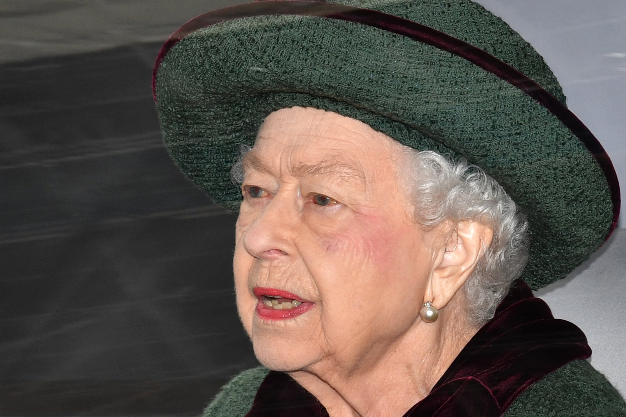 Queen Elizabeth II leaves after attending a Service of Thanksgiving for Britain's Prince Philip, Duke of Edinburgh, at Westminster Abbey in central London on March 29, 2022. | Source: Getty Images