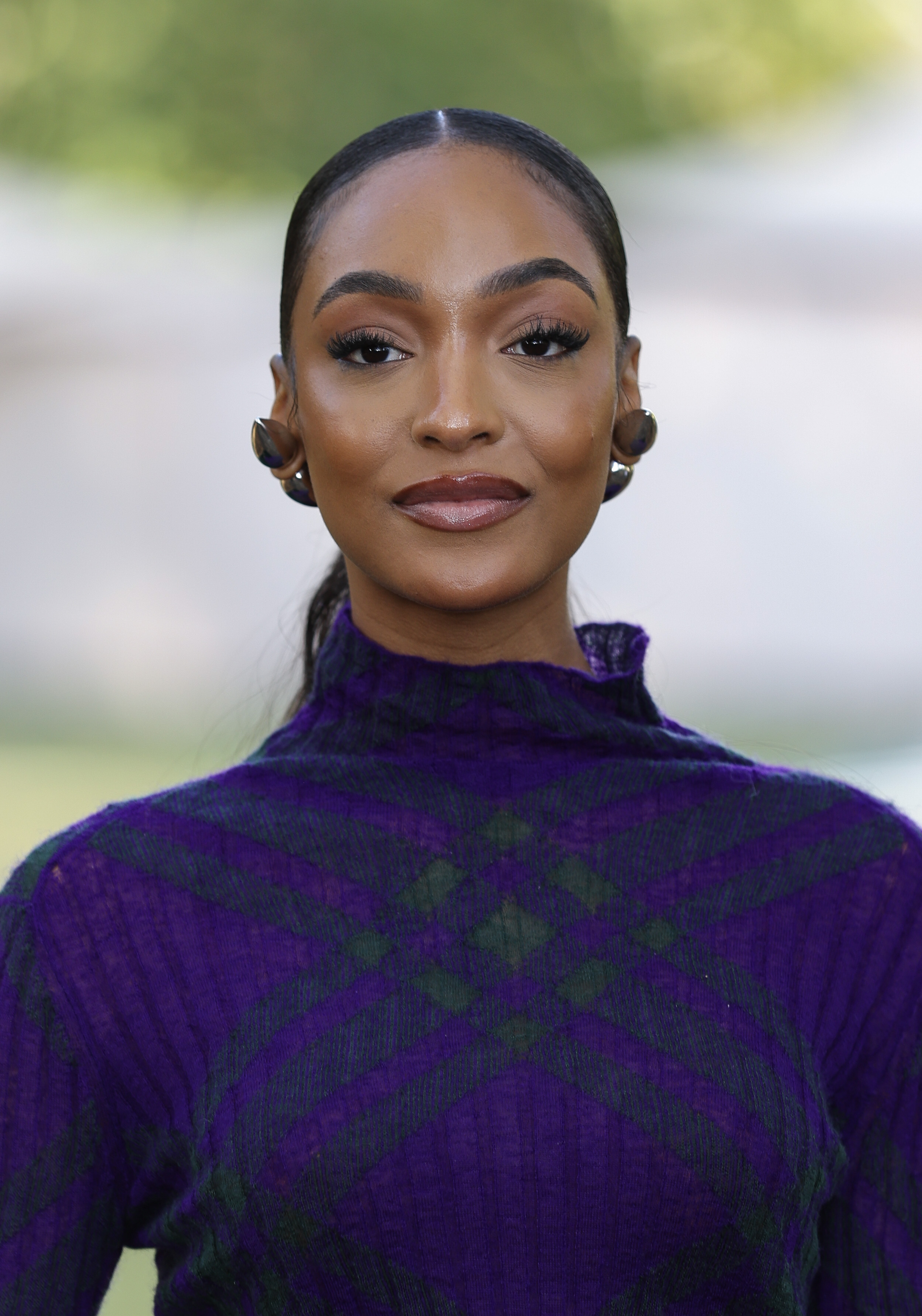 Jourdan Dunn at the Burberry show during London Fashion Week on September 18, 2023, in England. | Source: Getty Images