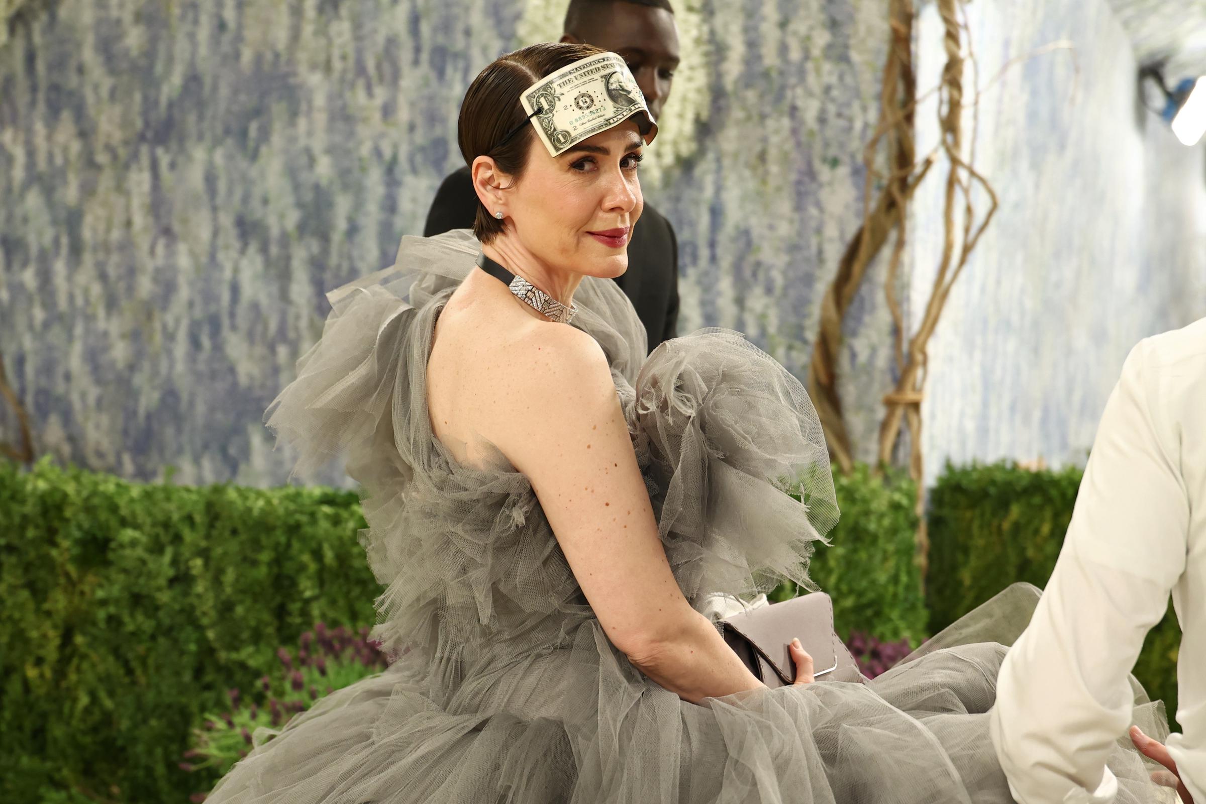 Sarah Paulson at The Met Gala Celebrating "Costume Art" held at The Metropolitan Museum of Art on May 4, 2026 in New York | Source: Getty Images