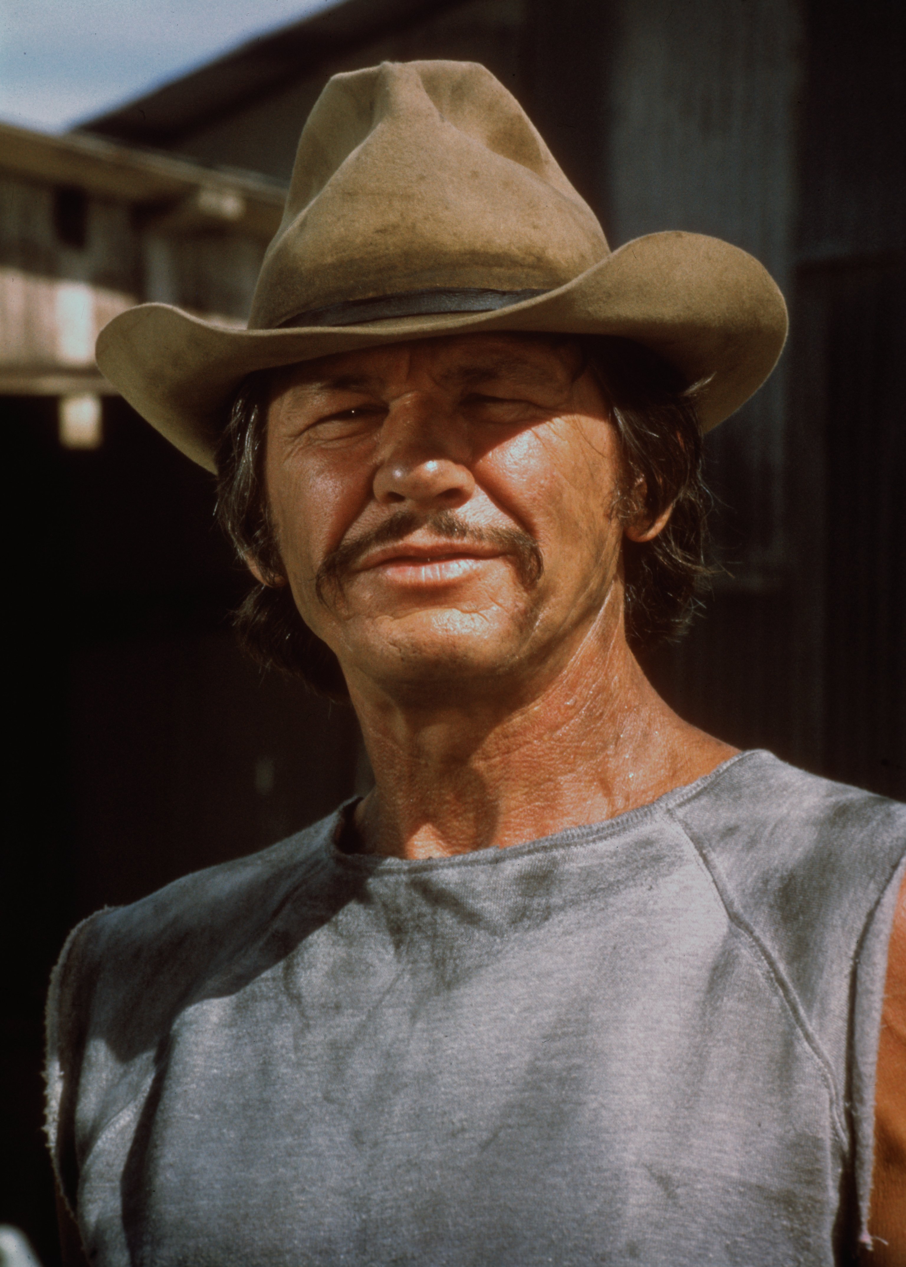 Charles Bronson as he appeared in the 1975 motion picture "Breakout." | Source: Getty Images