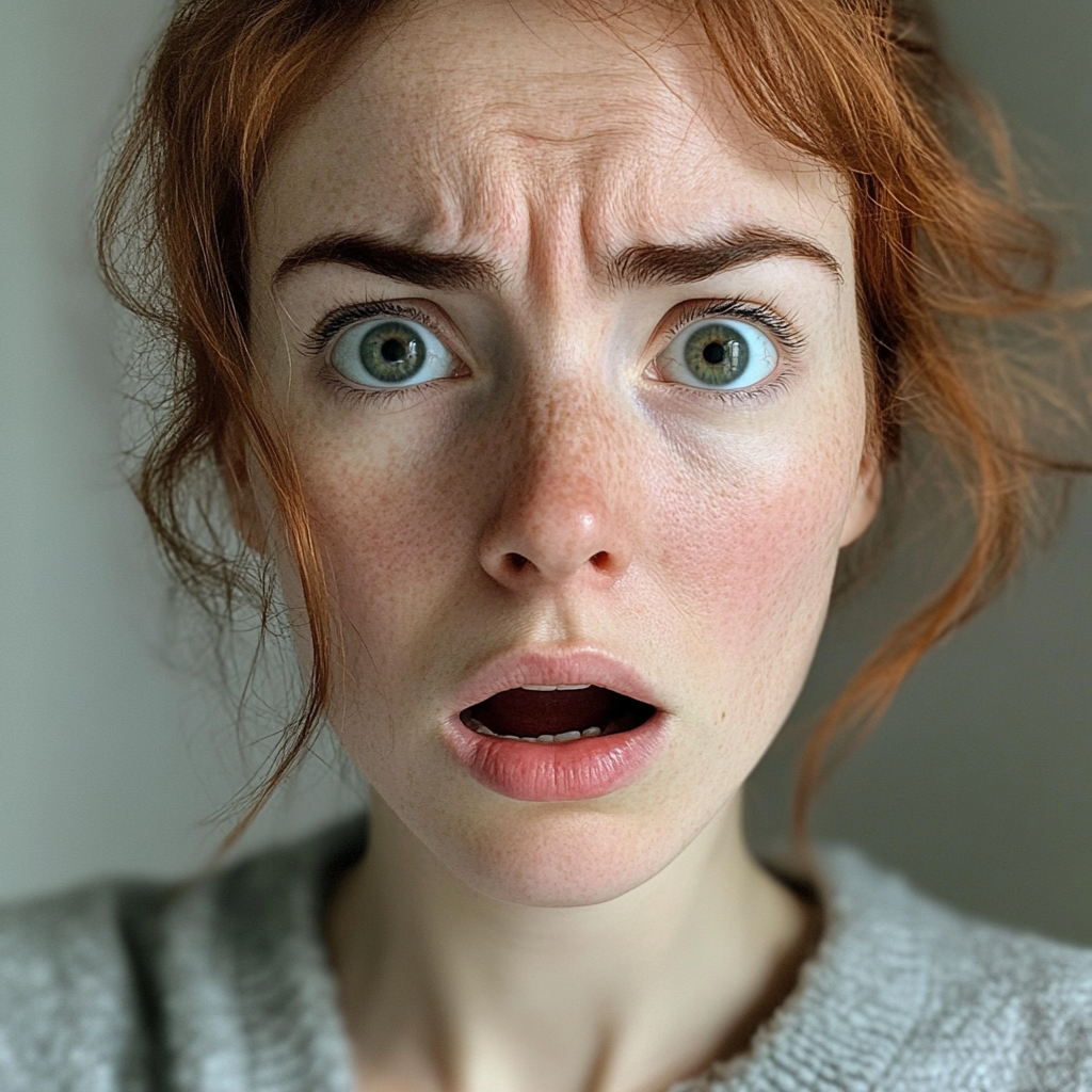 A shocked woman | Source: Midjourney