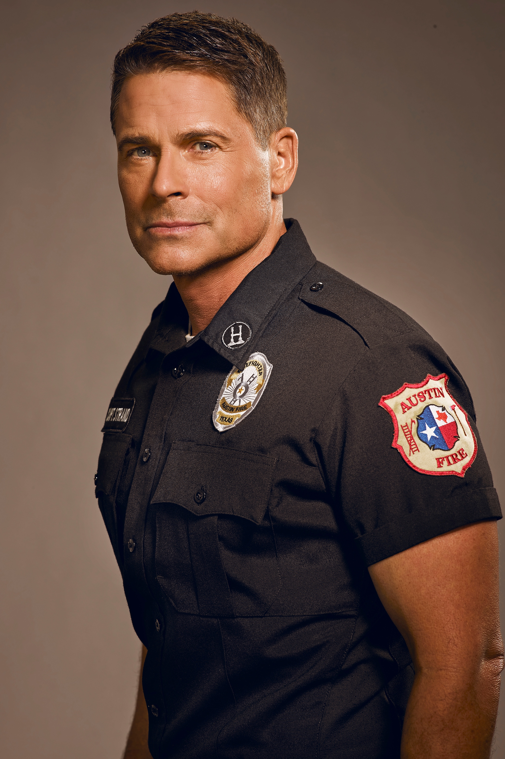 Rob Lowe as Owen Strand for the series premiere of "9-1-1: Lone Star" in January 2020 | Source: Getty Images