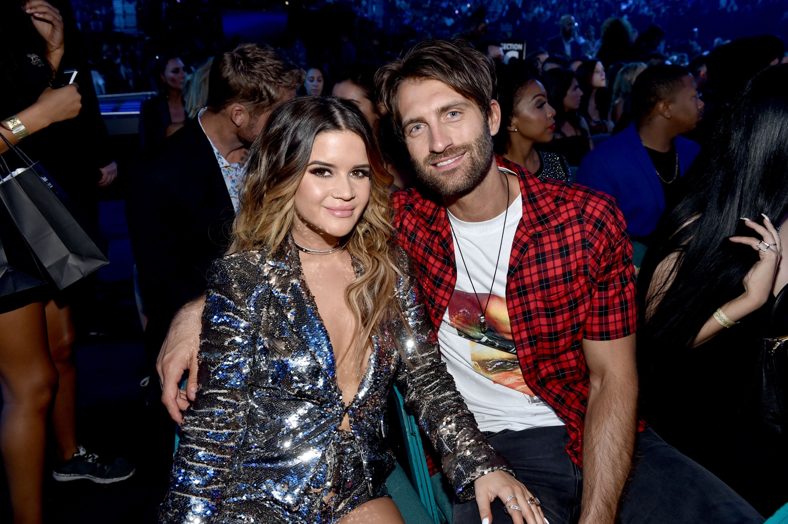 Maren Morris and Ryan Hurd during the 2018 Billboard Music Awards at MGM Grand Garden Arena on May 20, 2018 in Las Vegas, Nevada. | Source: Getty Images