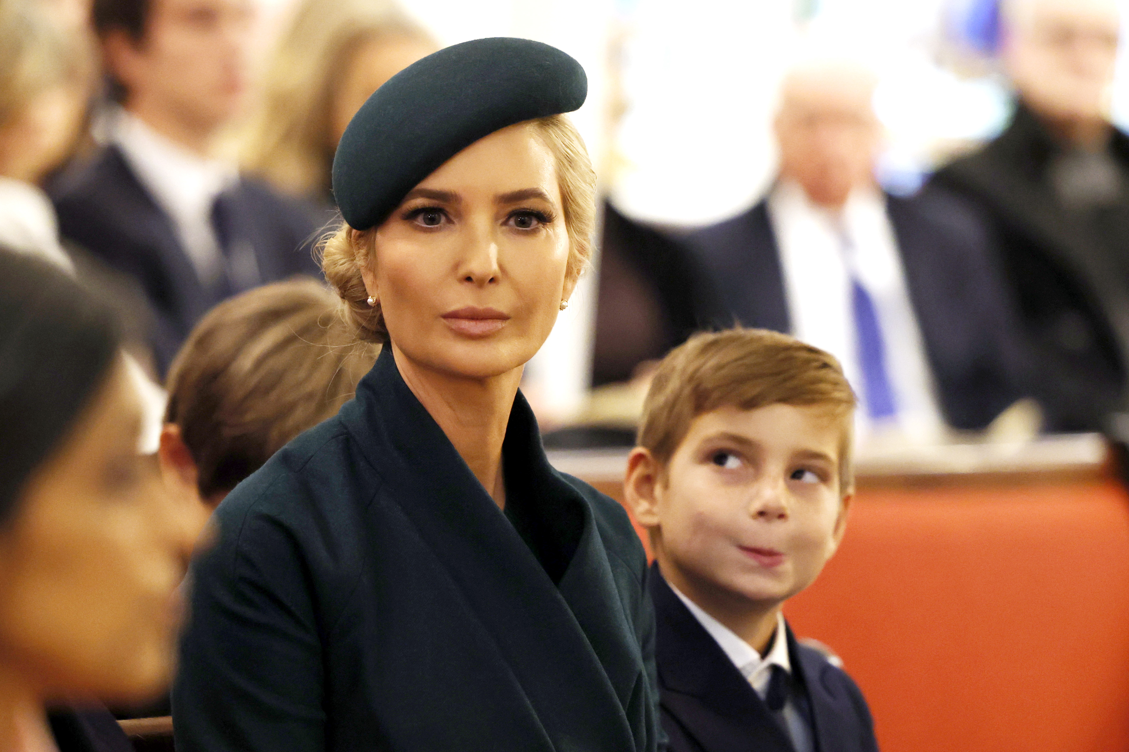 Ivanka Trump attends services at St. John's Church ahead of Donald Trump's inauguration in Washington, D.C., on January 20, 2025 | Source: Getty Images