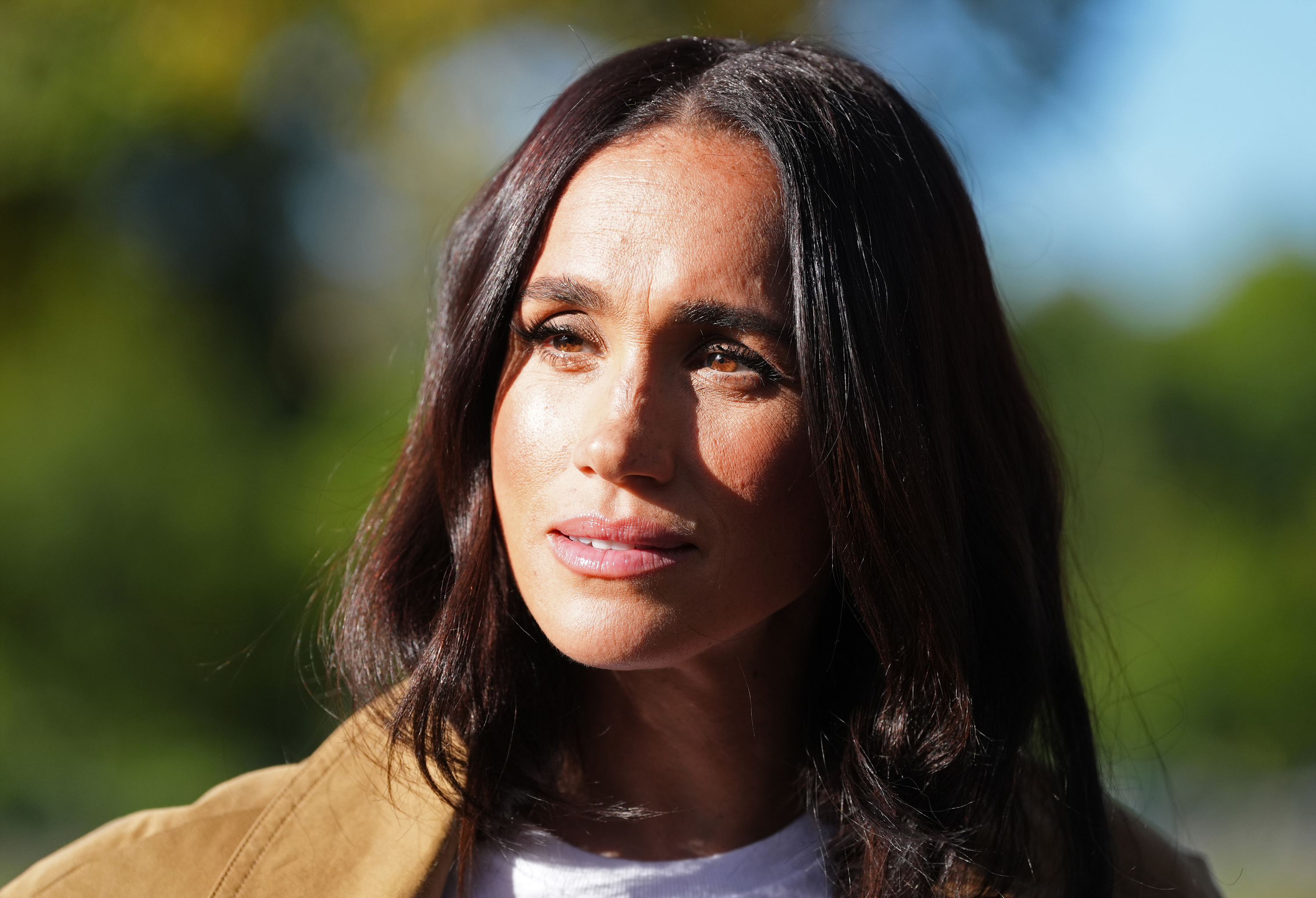 Meghan, Duchess of Sussex, takes part in the Scar Tree Walk on day three of the royal trip along with Prince Harry, Duke of Sussex on April 16, 2026 in Melbourne, Australia. | Source: Getty Images