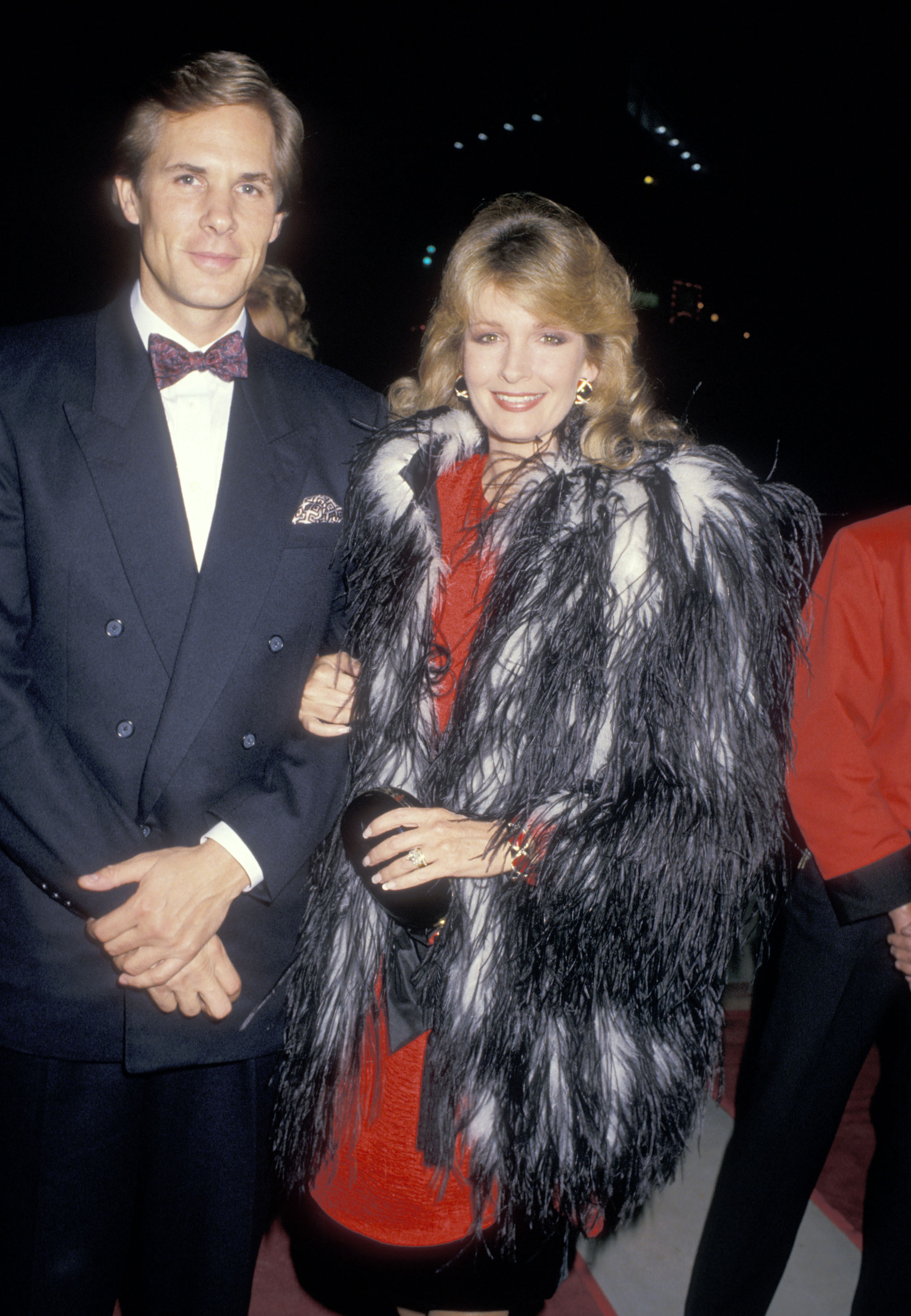 Deidre Hall and Michael Dubelko on November 18, 1987, in Century City, California. | Source: Getty Images