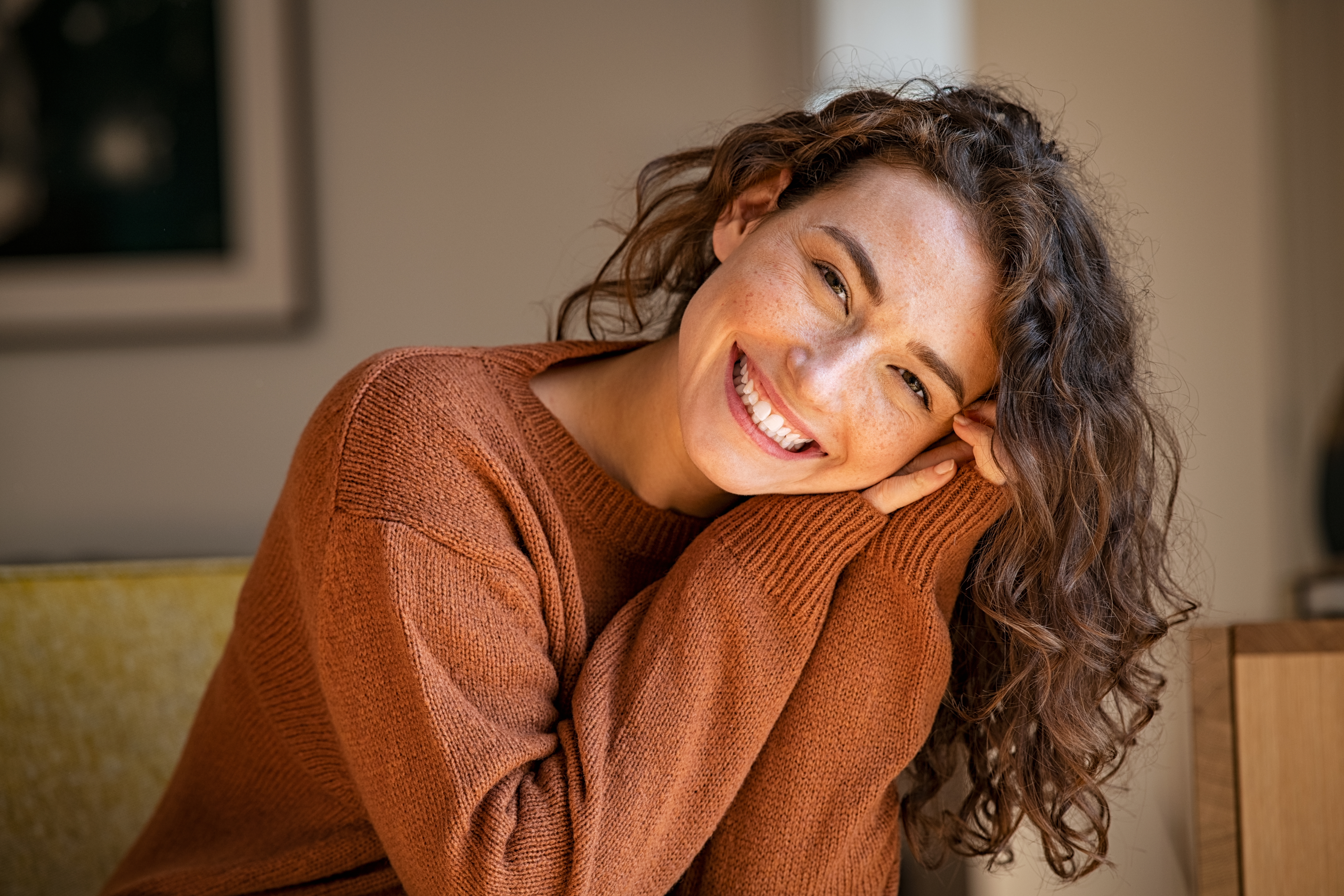 A happy young woman | Source: Shutterstock