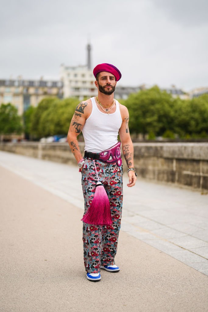 Pelayo Diaz at the Paris Fashion Week on June 25, 2021 | Source: Getty Images