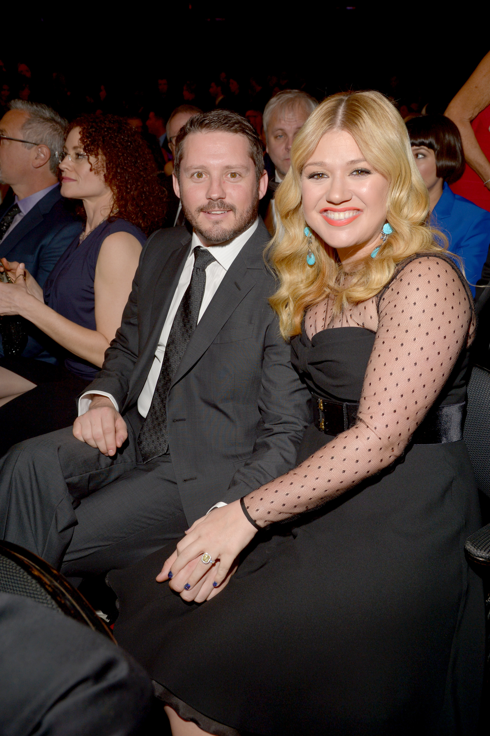 Kelly Clarkson and Brandon Blackstock attend the 55th Annual GRAMMY Awards at STAPLES Center on February 10, 2013, in Los Angeles, California | Source: Getty Images